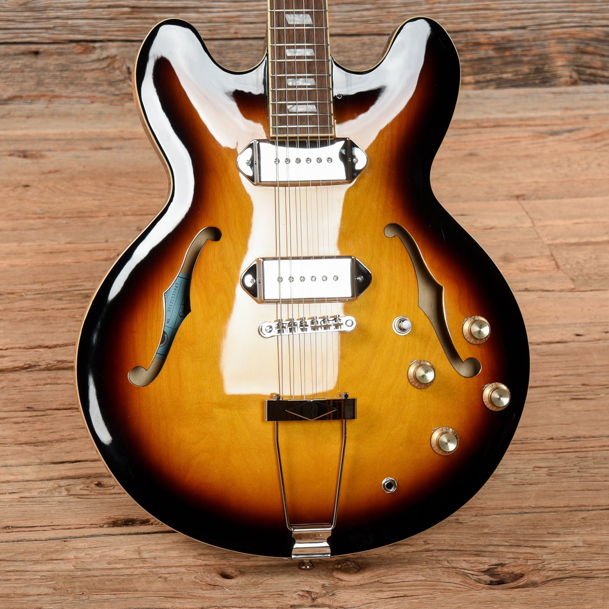 Epiphone Casino Sunburst 2021 Electric Guitars / Hollow Body