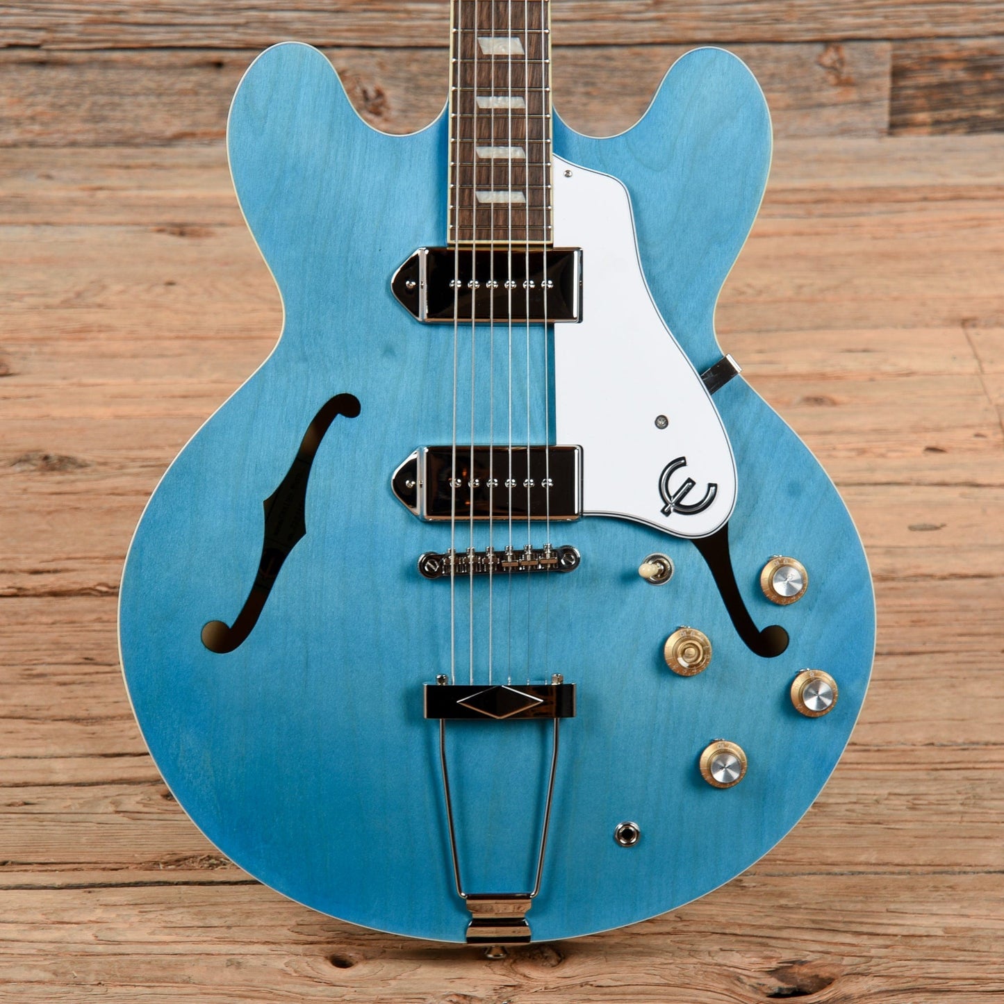 Epiphone Casino Worn Blue 2022 Electric Guitars / Hollow Body