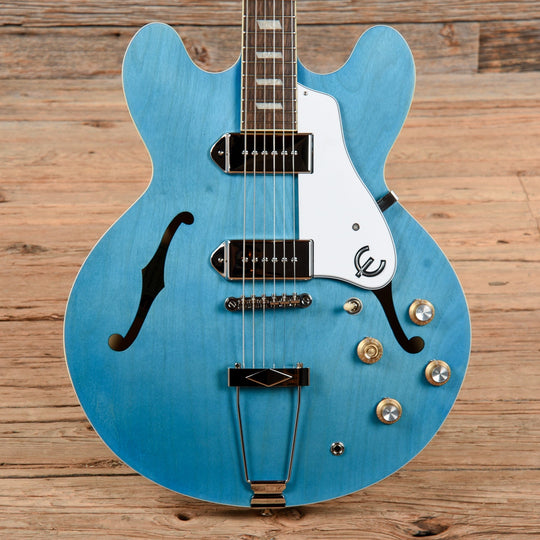 Epiphone Casino Worn Blue 2022 Electric Guitars / Hollow Body