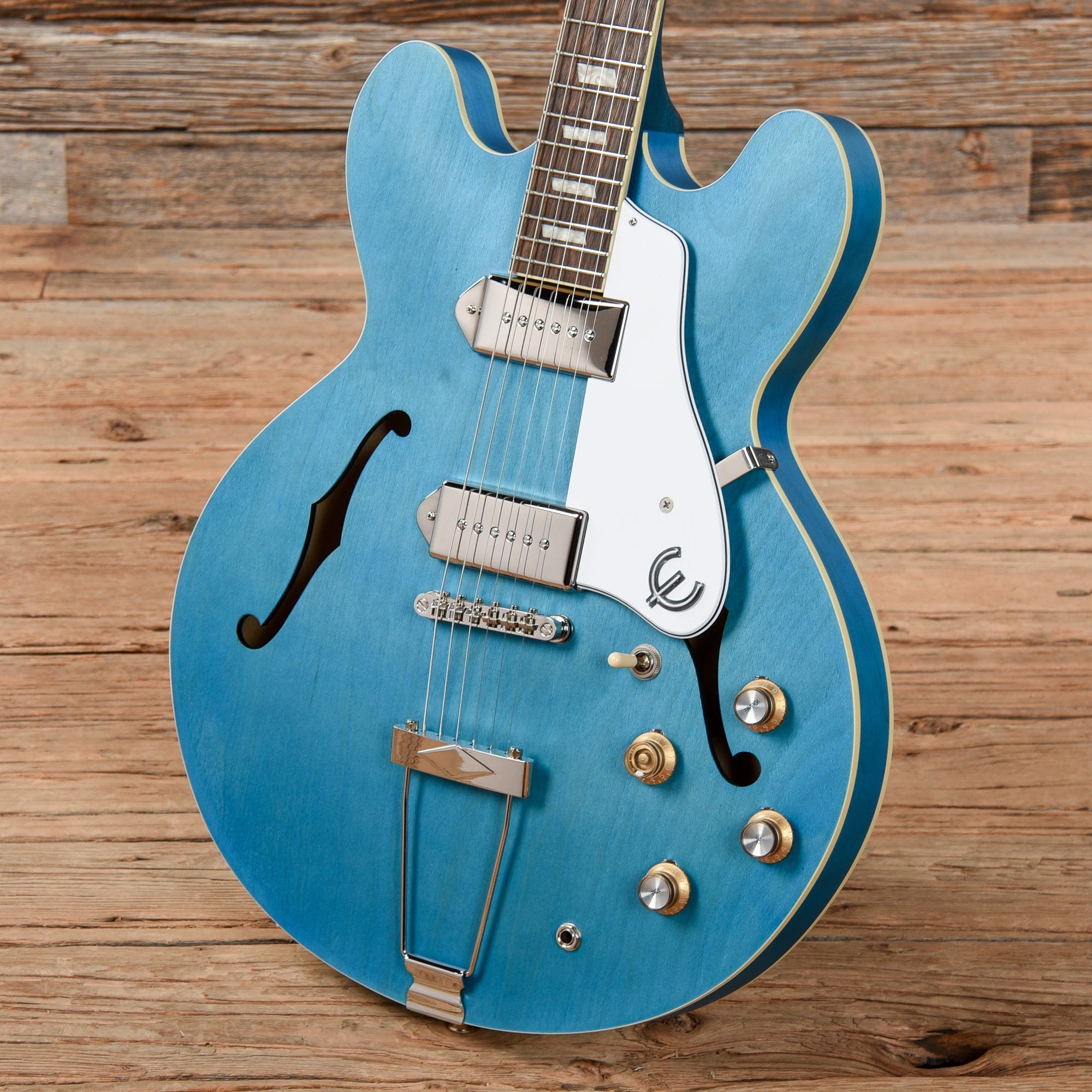 Epiphone Casino Worn Blue 2022 Electric Guitars / Hollow Body