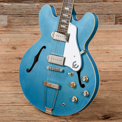Epiphone Casino Worn Blue 2022 Electric Guitars / Hollow Body
