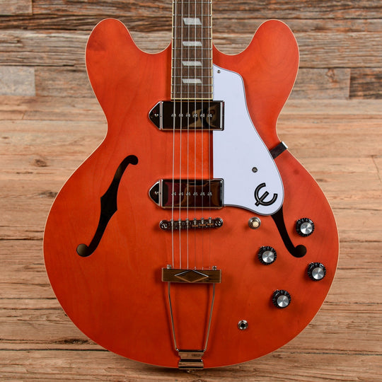 Epiphone Casino Worn Sunrise Orange 2022 Electric Guitars / Hollow Body