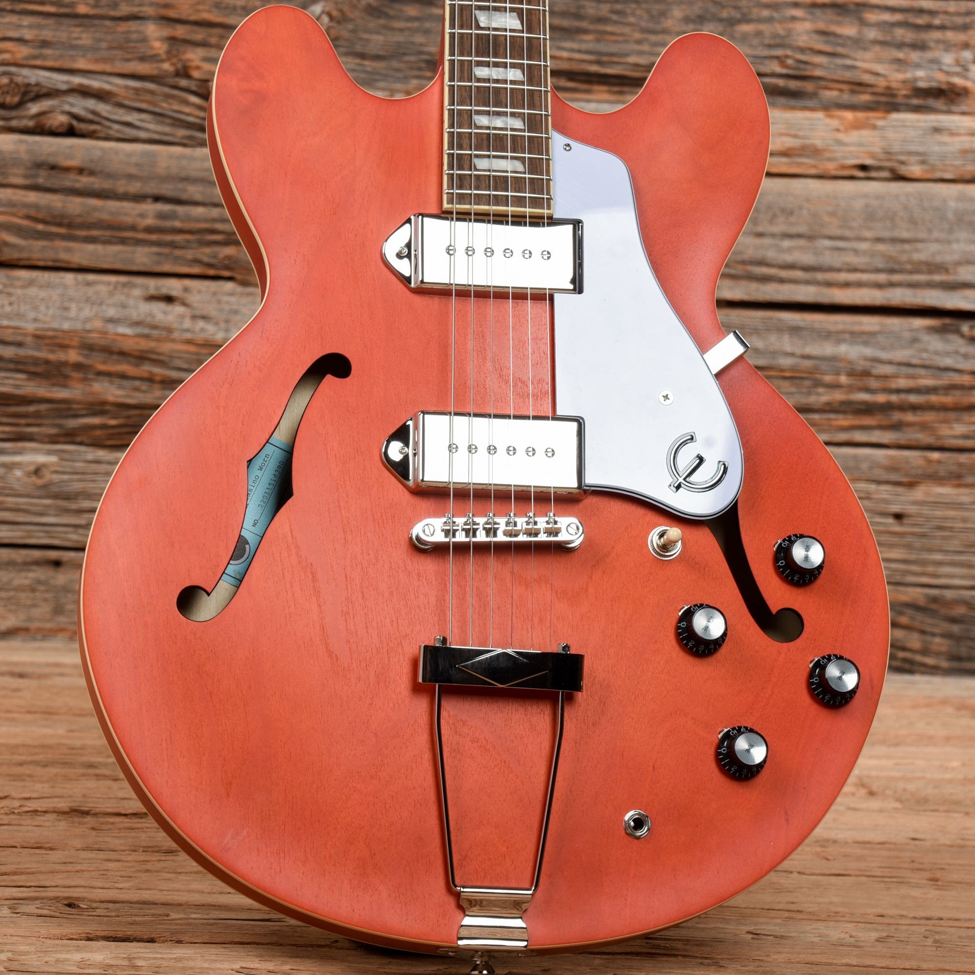 Epiphone Casino Worn Sunrise Orange 2022 Electric Guitars / Hollow Body
