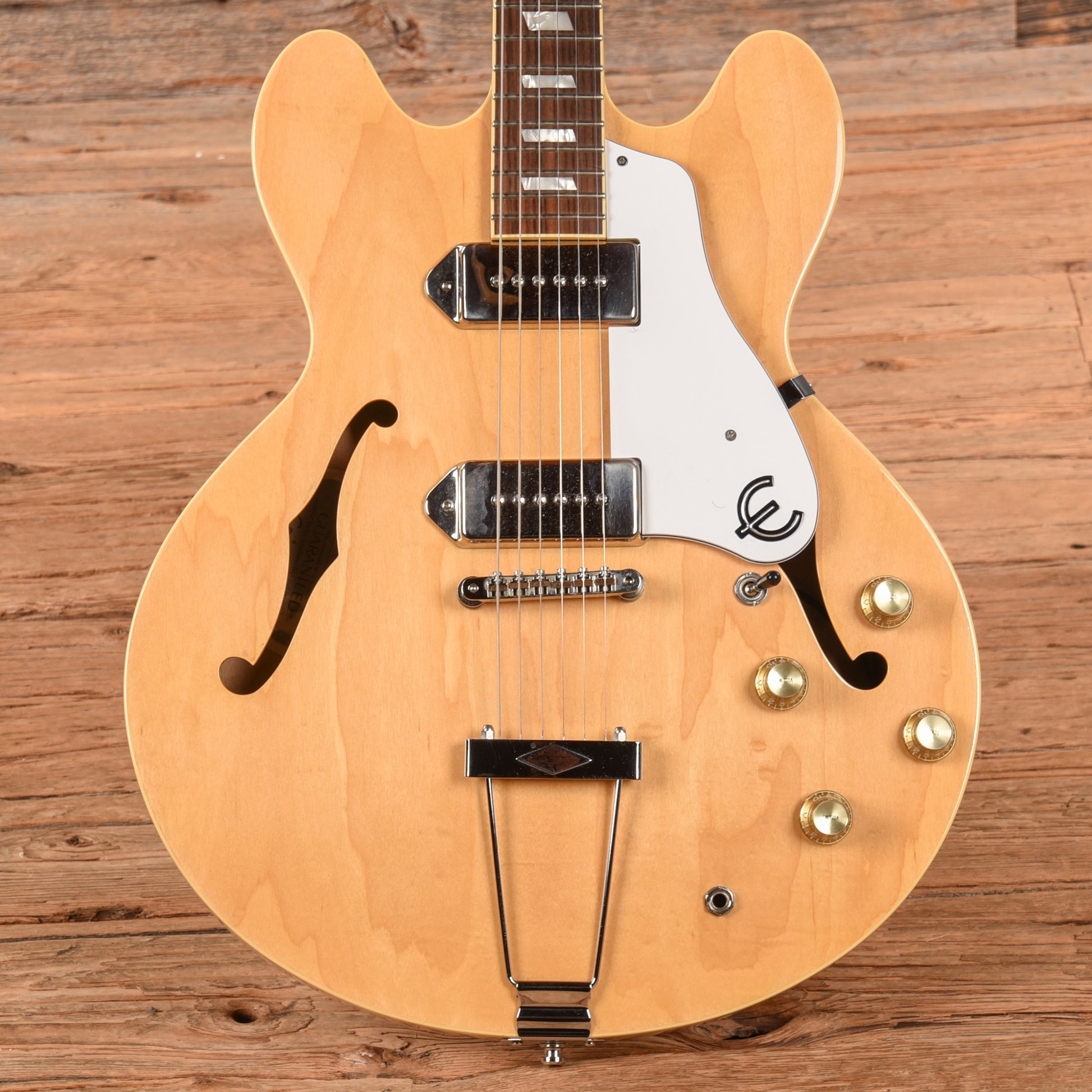 Epiphone Elitist Casino Natural Electric Guitars / Hollow Body