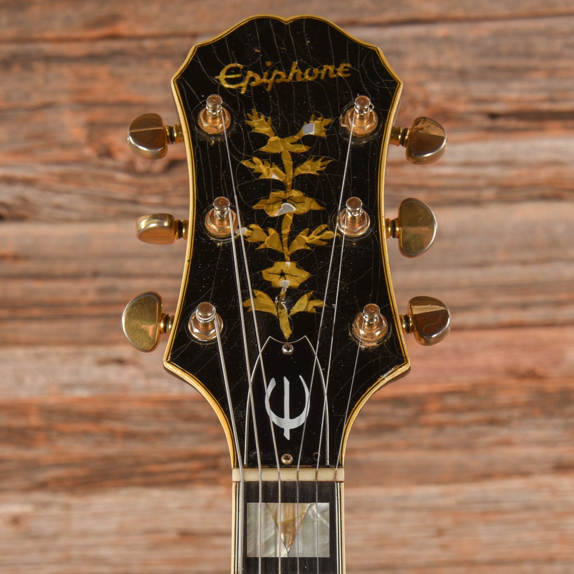 Epiphone Emperor Black Refin 1968 Electric Guitars / Hollow Body