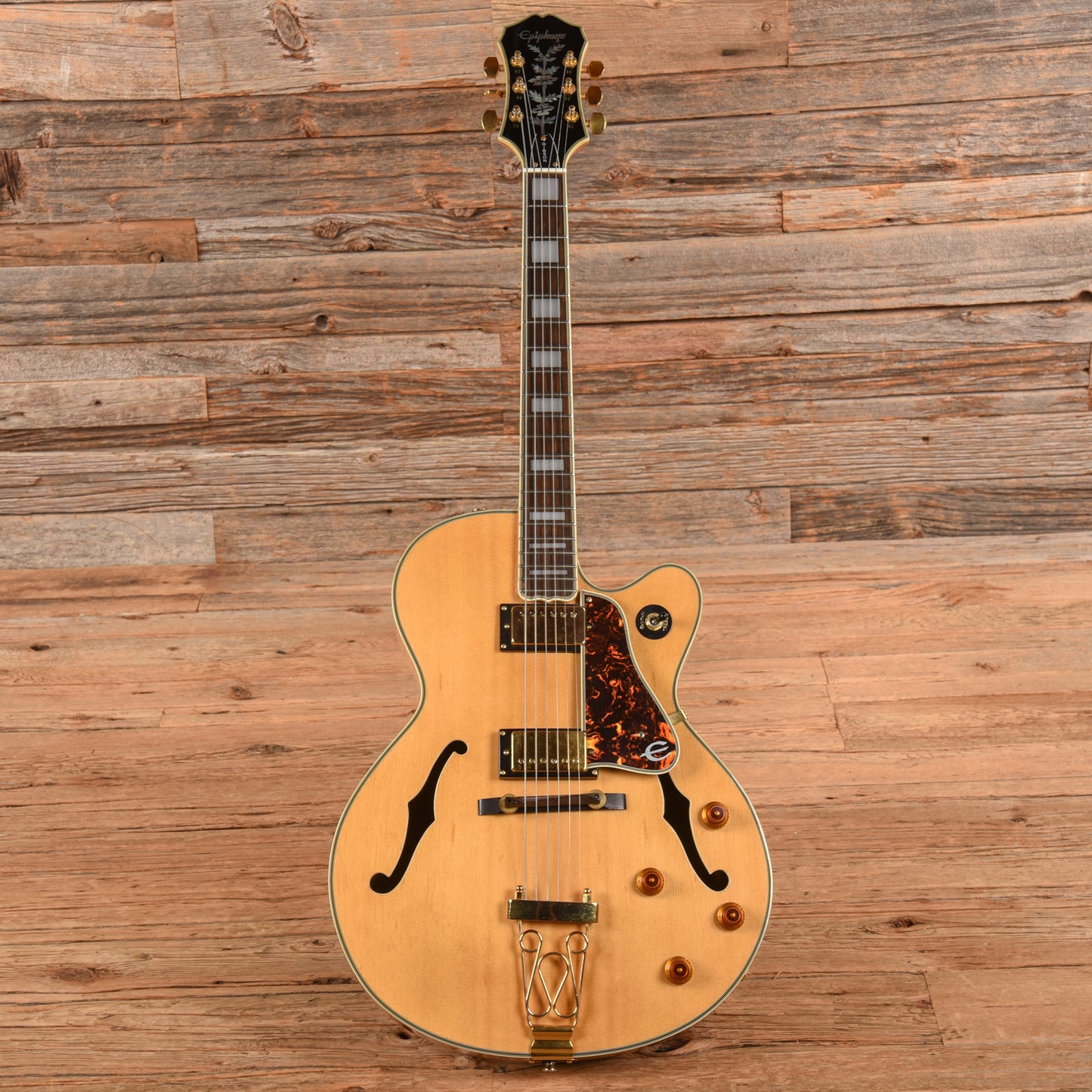 Epiphone Emperor Natural Electric Guitars / Hollow Body