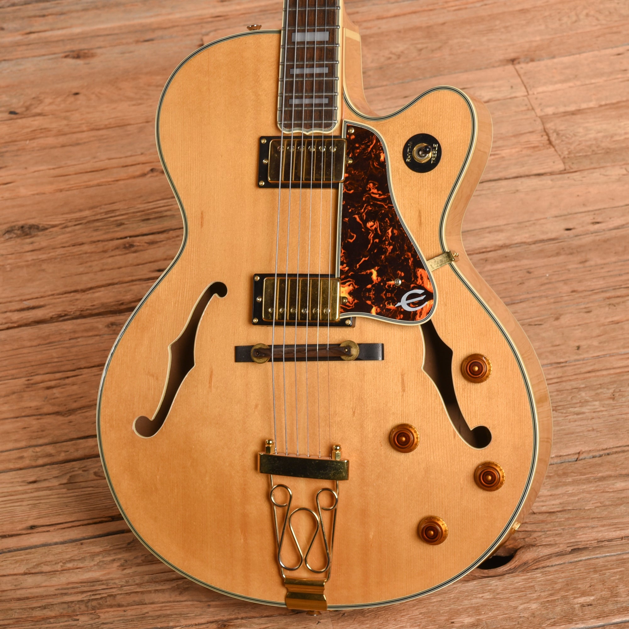Epiphone Emperor Natural Electric Guitars / Hollow Body