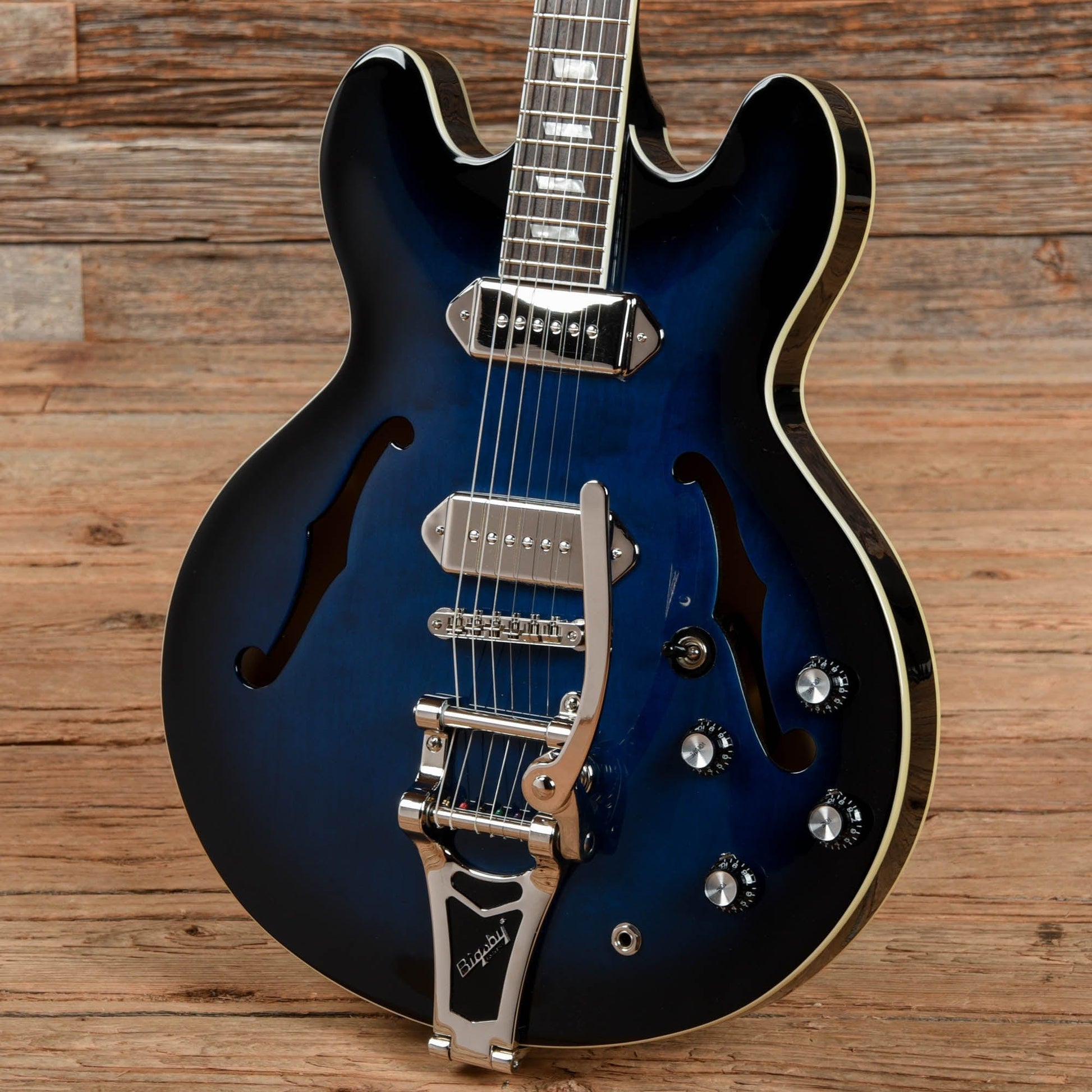 Epiphone Gary CLark Jr Signature "Blak & Blu" Casino Blak & Blu 2015 Electric Guitars / Hollow Body