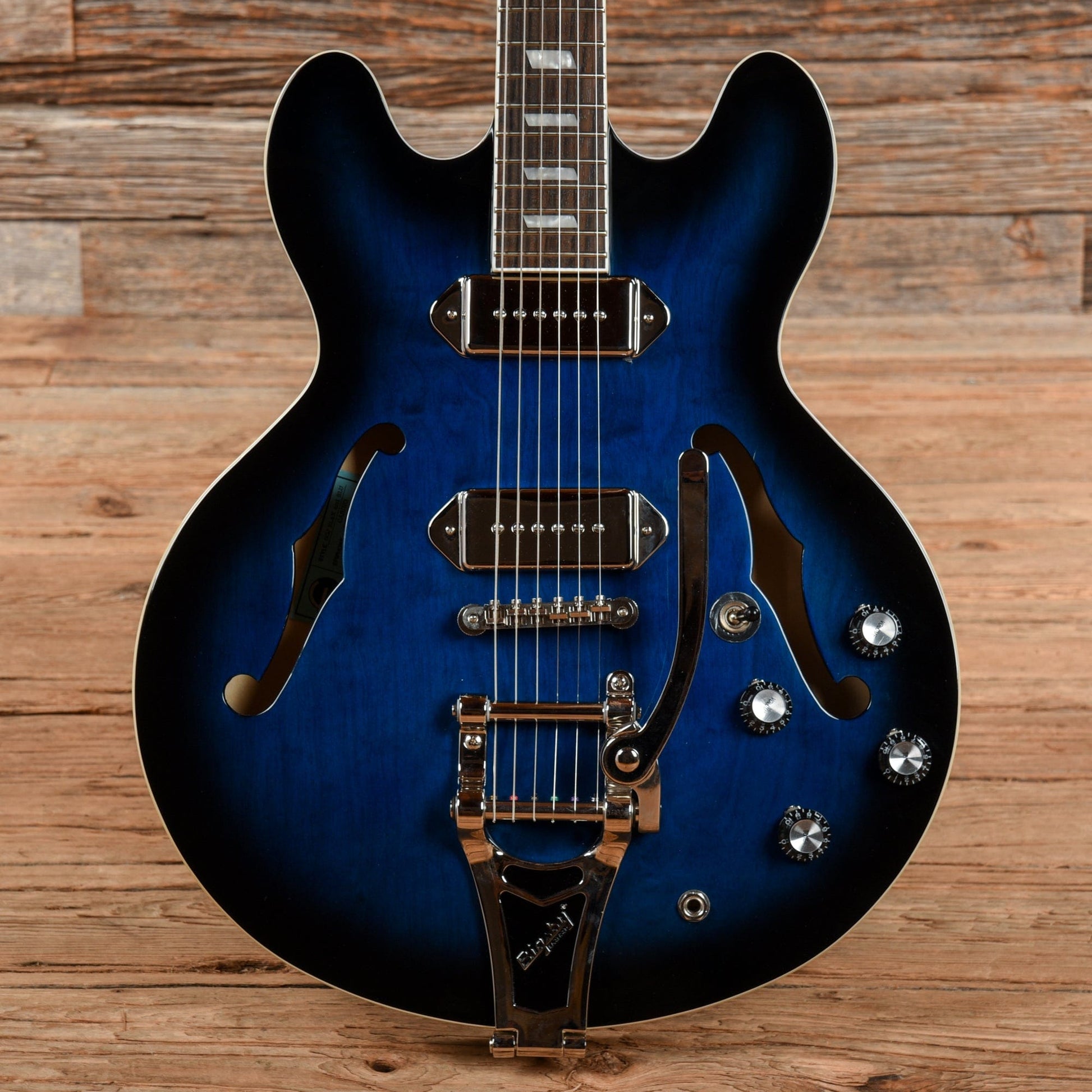 Epiphone Gary Clark Jr. Signature "Blak & Blu" Casino w/ Bigsby Blak & Blu 2015 Electric Guitars / Hollow Body