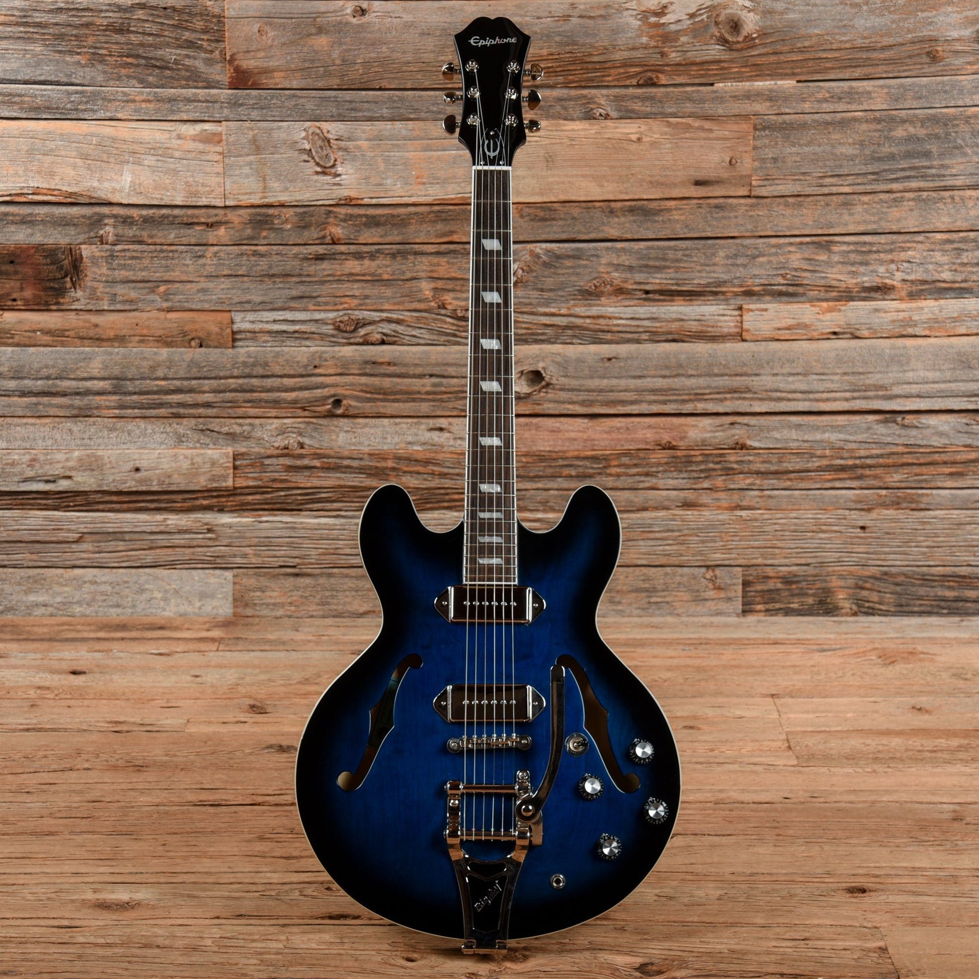 Epiphone Gary Clark Jr. Signature "Blak & Blu" Casino w/ Bigsby Blak & Blu 2015 Electric Guitars / Hollow Body