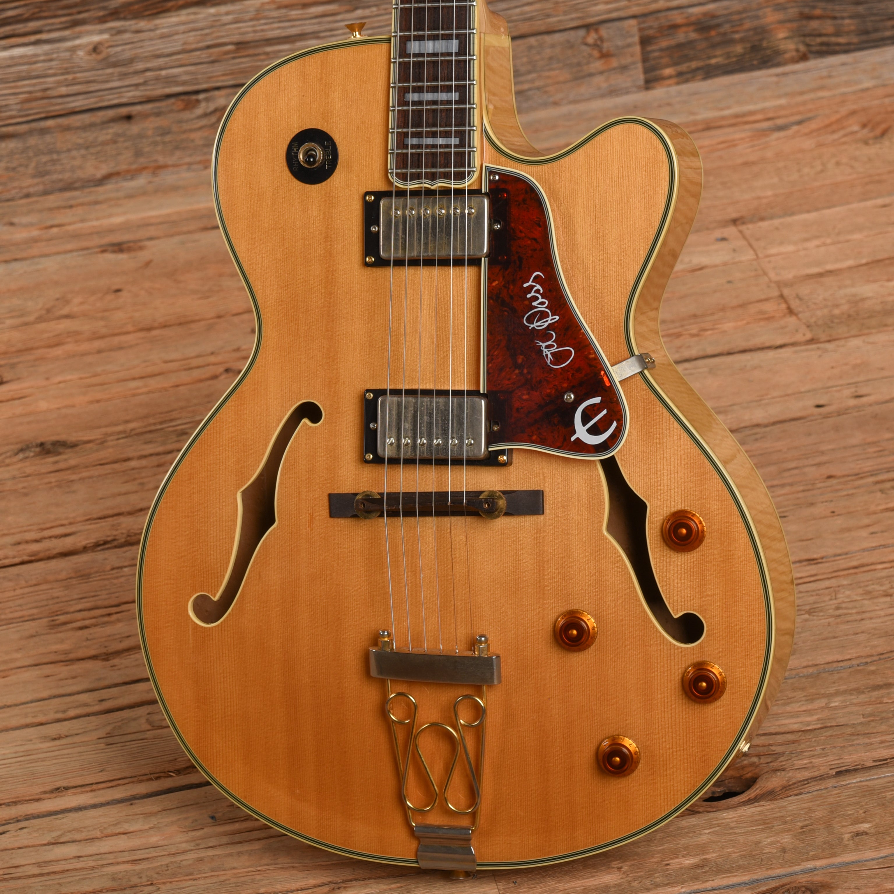 Epiphone Joe Pass Emperor II Natural 2004 Electric Guitars / Hollow Body