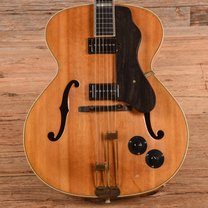 Epiphone Zephyr De Luxe Natural 1940s Electric Guitars / Hollow Body