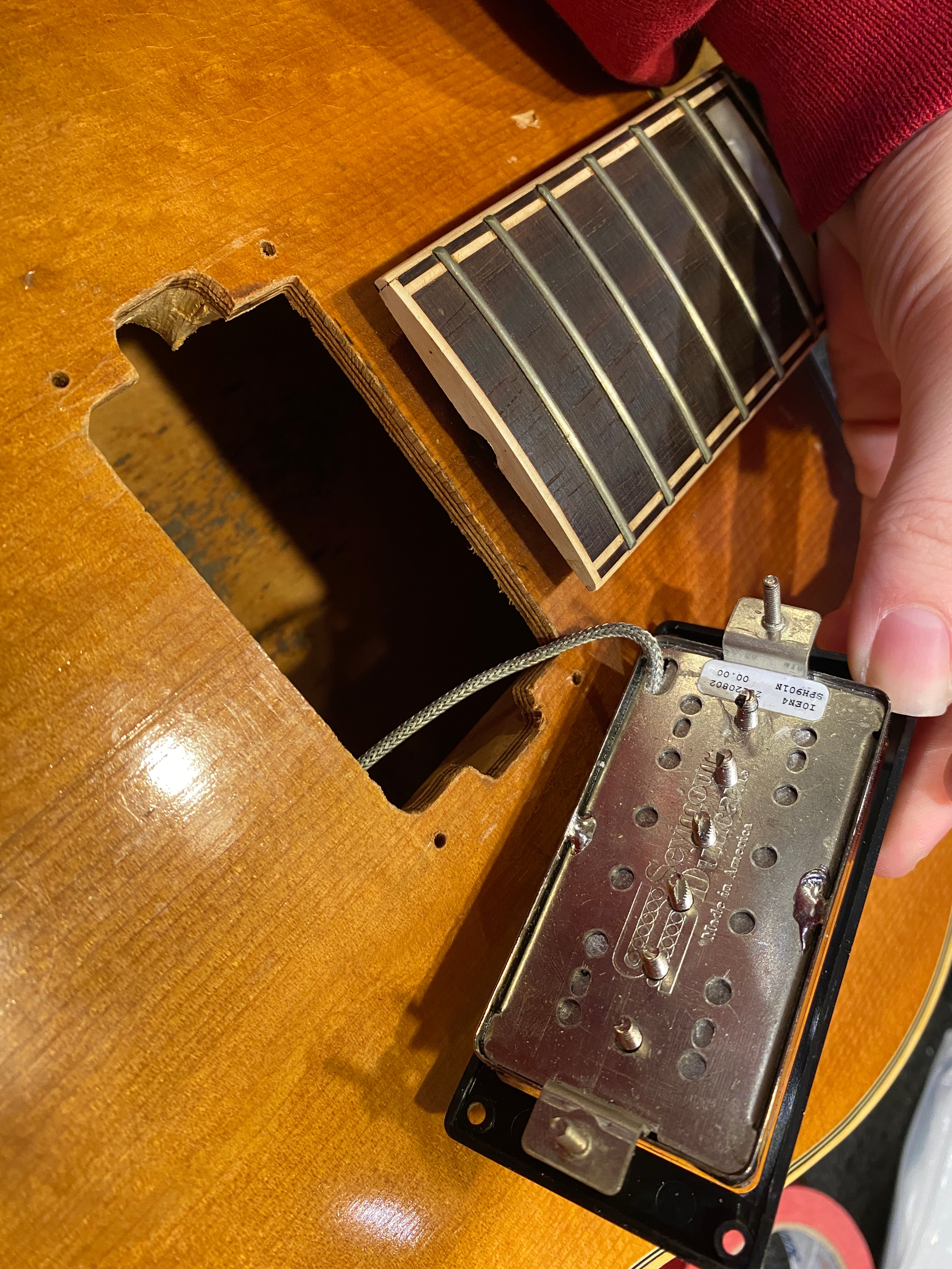 Epiphone Zephyr De Luxe Natural 1940s Electric Guitars / Hollow Body