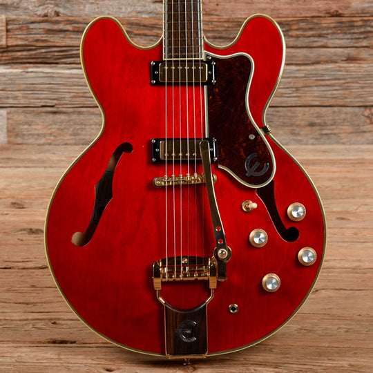 Epiphone 50th Anniversary 1962 Sheraton E212TV Cherry 2012 Electric Guitars / Semi-Hollow