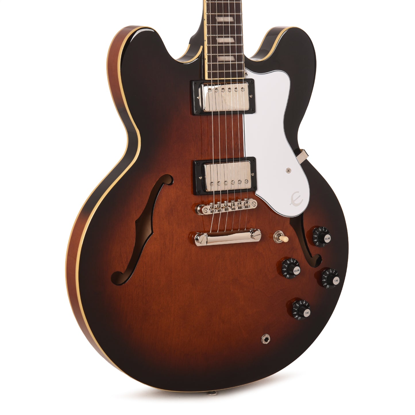 Epiphone Artist Bonehead Riviera Dark Tobacco Burst Electric Guitars / Semi-Hollow