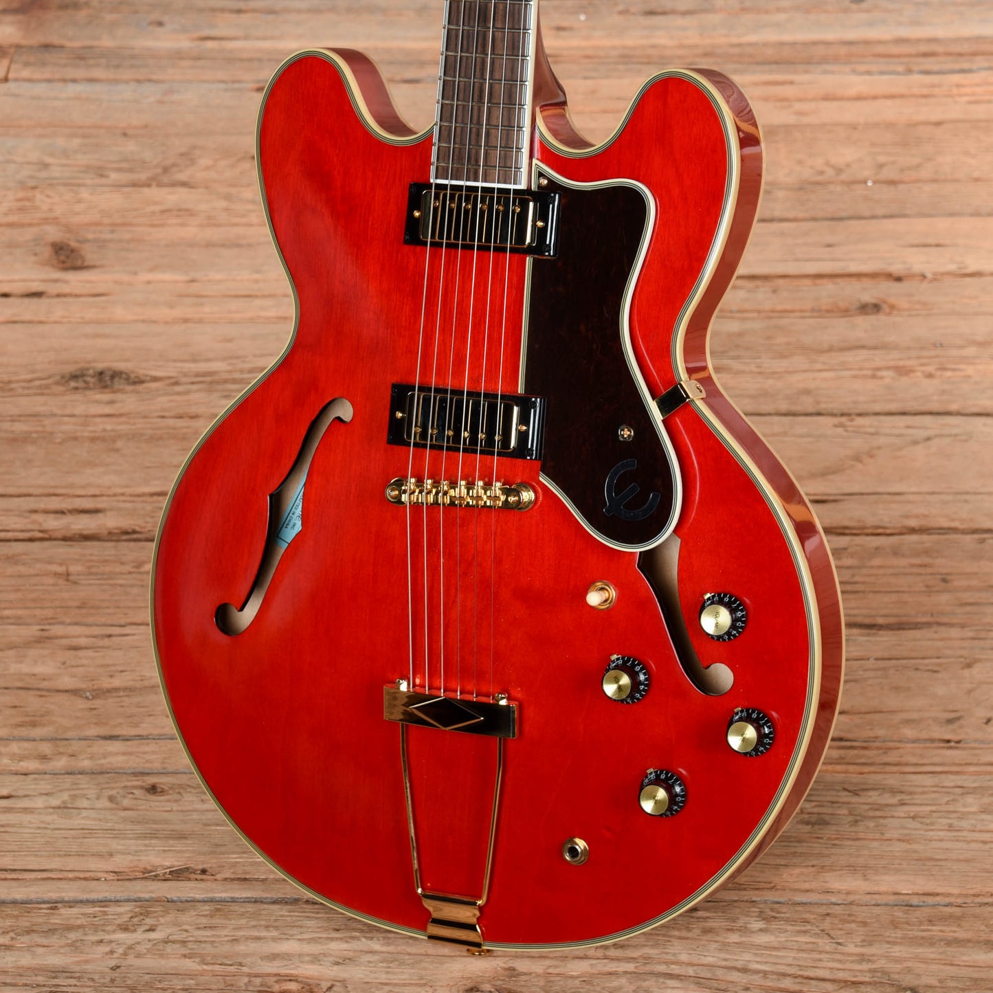 Epiphone Artist Masterbilt Gem Archer Sheraton Cherry Red 2025 Electric Guitars / Semi-Hollow