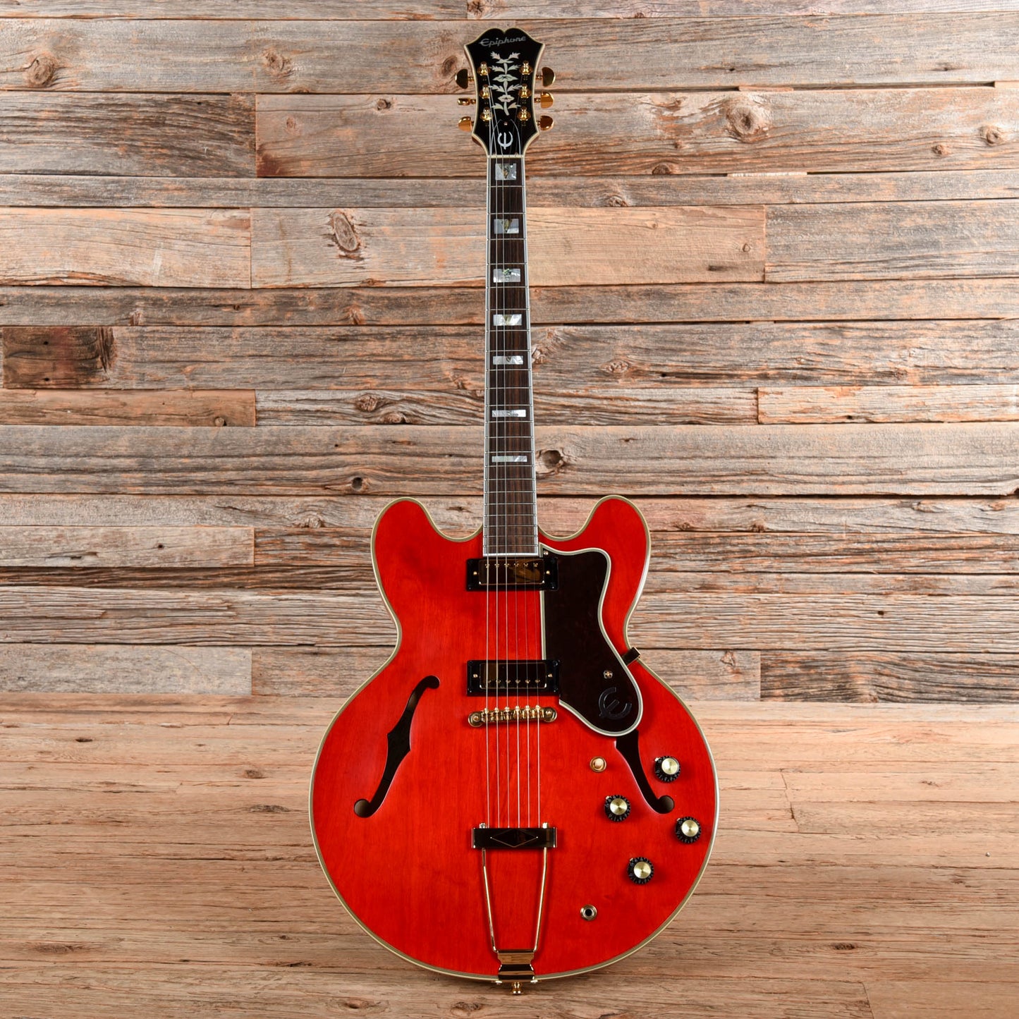 Epiphone Artist Masterbilt Gem Archer Sheraton Cherry Red 2025 Electric Guitars / Semi-Hollow