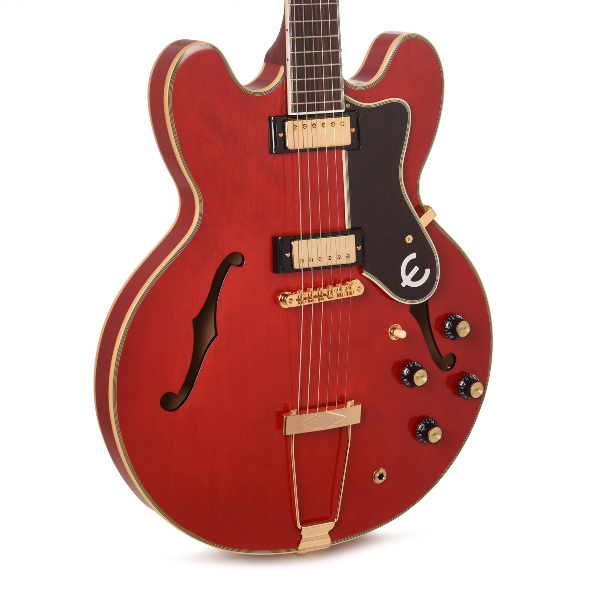 Epiphone Artist Masterbilt Gem Archer Sheraton Cherry Red Electric Guitars / Semi-Hollow