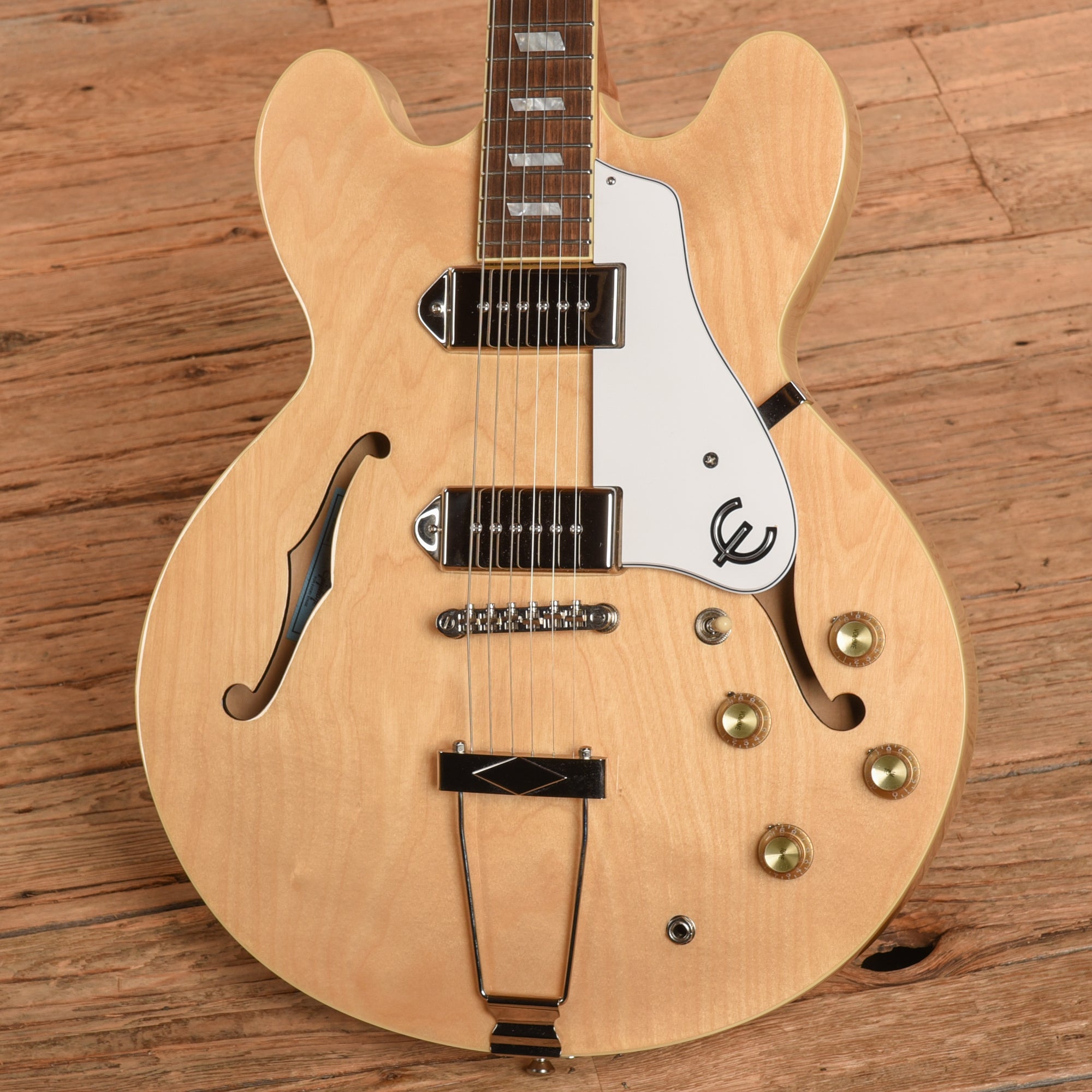 Epiphone Casino Natural 2022 Electric Guitars / Semi-Hollow