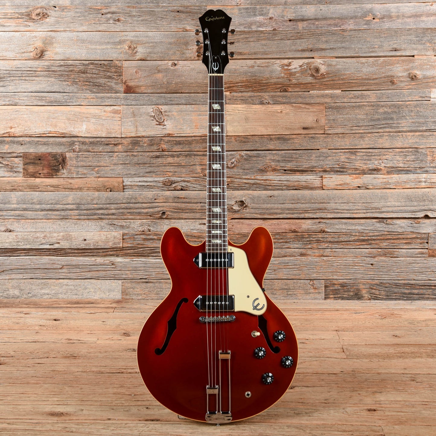 Epiphone Casino Sparkling Burgundy 1966 Electric Guitars / Semi-Hollow