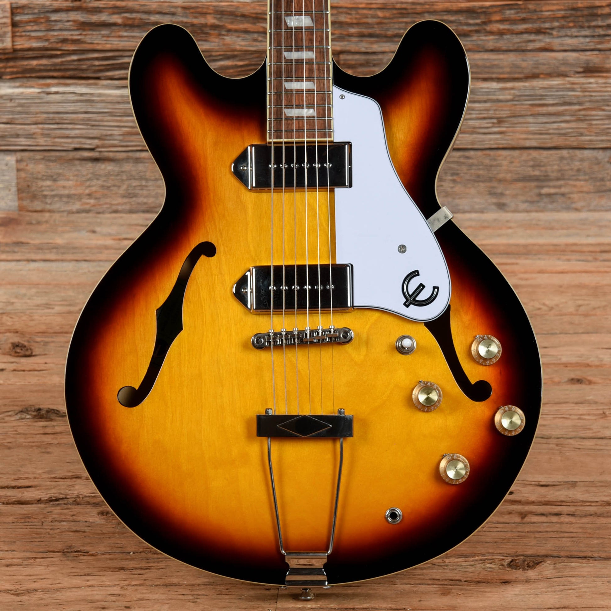 Epiphone Casino Sunburst 2021 Electric Guitars / Semi-Hollow