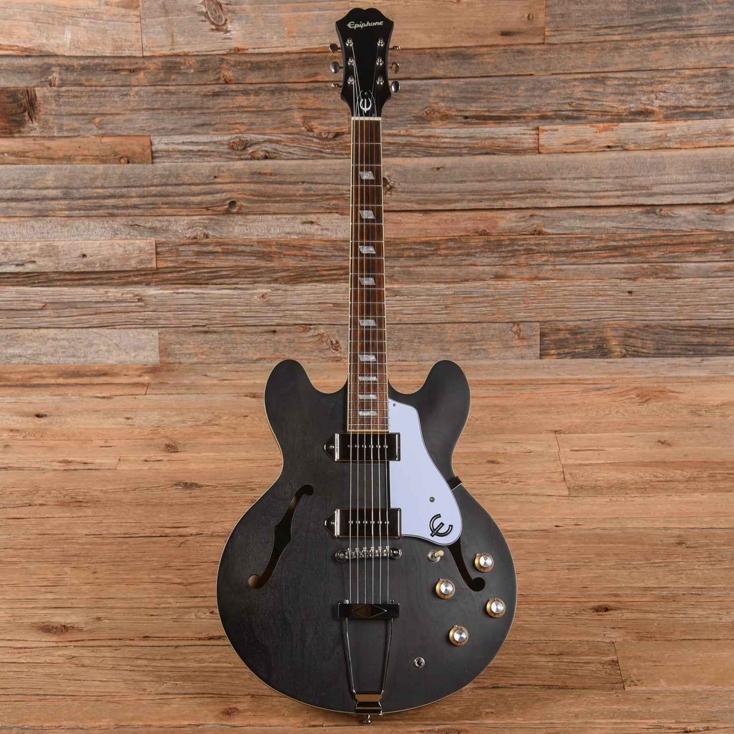 Epiphone Casino Worn Ebony 2020 Electric Guitars / Semi-Hollow