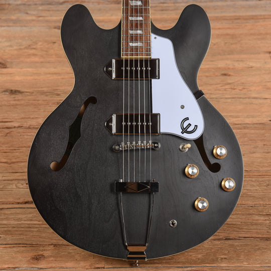 Epiphone Casino Worn Ebony 2020 Electric Guitars / Semi-Hollow
