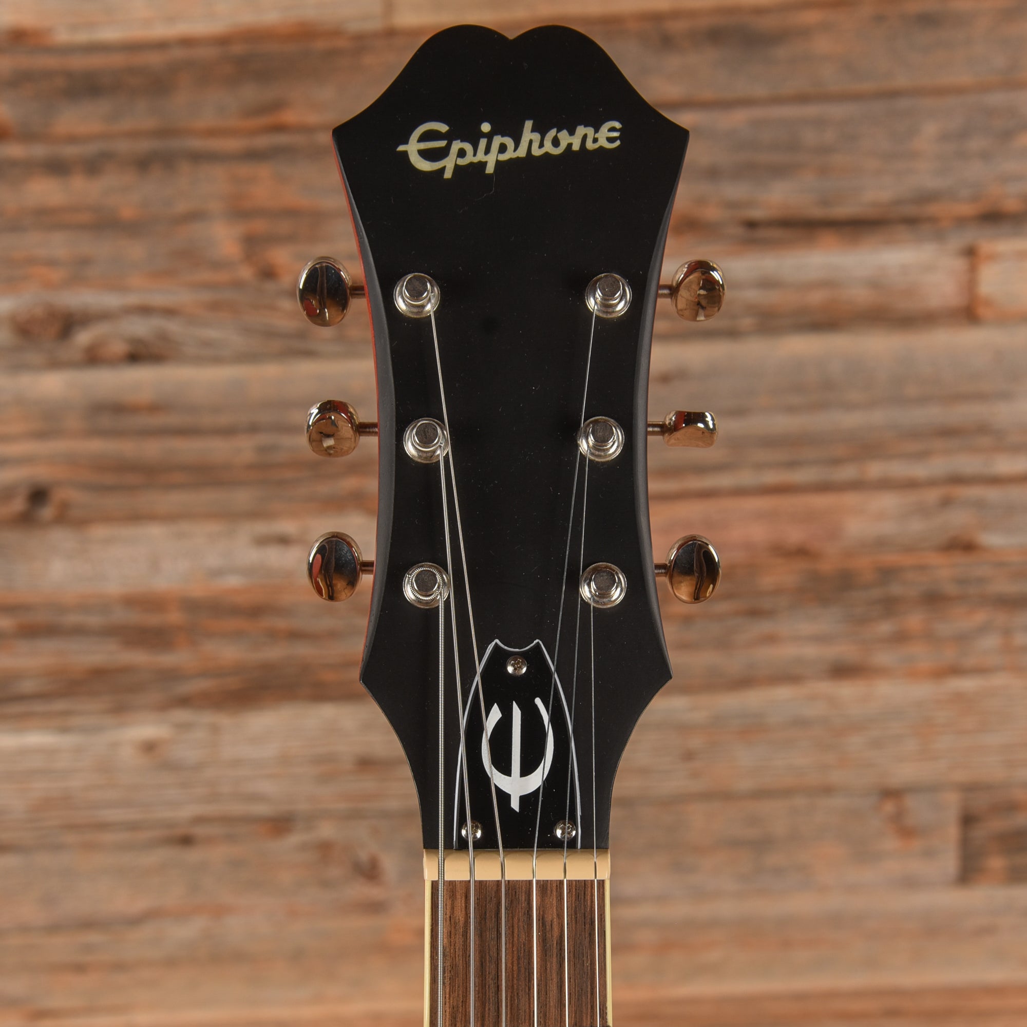 Epiphone Casino Worn Sunrise Orange Electric Guitars / Semi-Hollow
