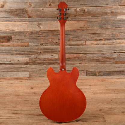 Epiphone Casino Worn Sunrise Orange Electric Guitars / Semi-Hollow