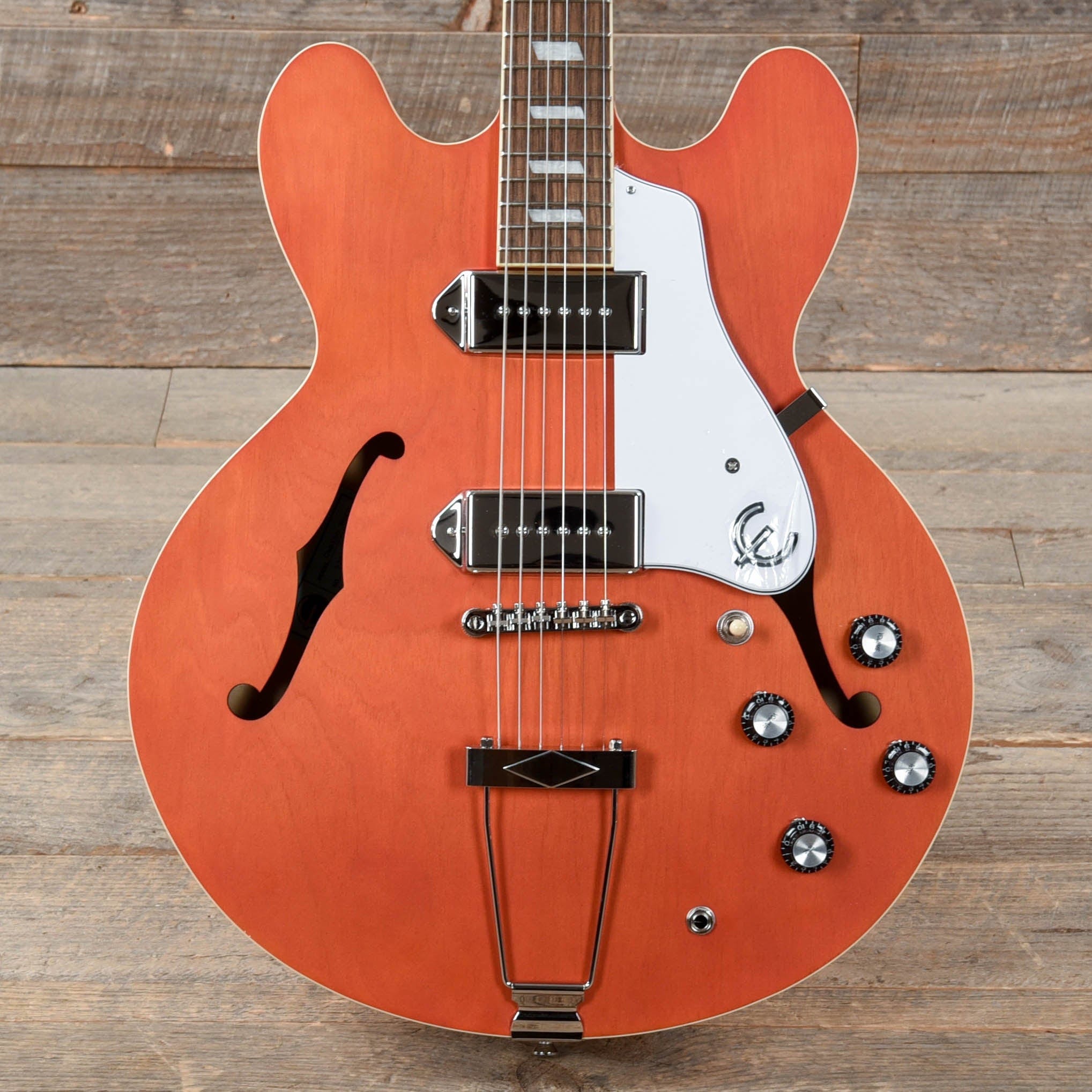 Epiphone Casino Worn Sunrise Orange Electric Guitars / Semi-Hollow