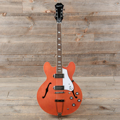 Epiphone Casino Worn Sunrise Orange Electric Guitars / Semi-Hollow