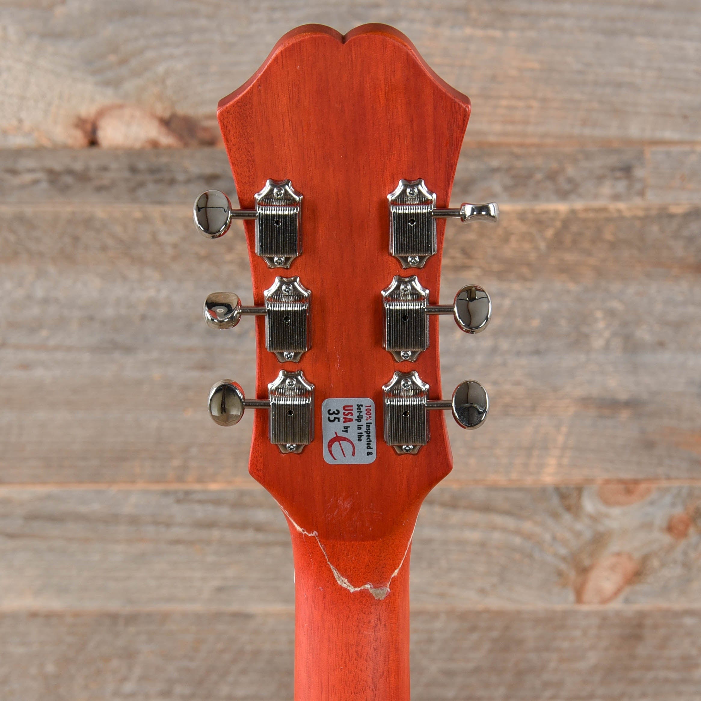 Epiphone Casino Worn Sunrise Orange Electric Guitars / Semi-Hollow