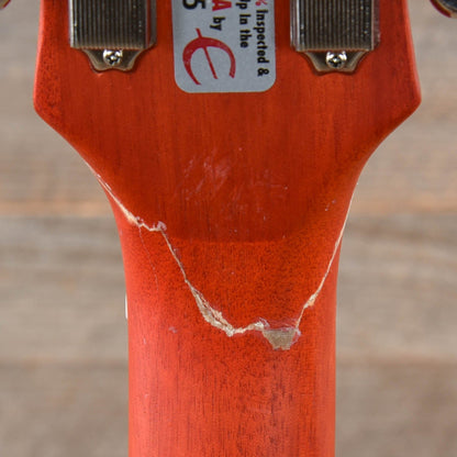 Epiphone Casino Worn Sunrise Orange Electric Guitars / Semi-Hollow