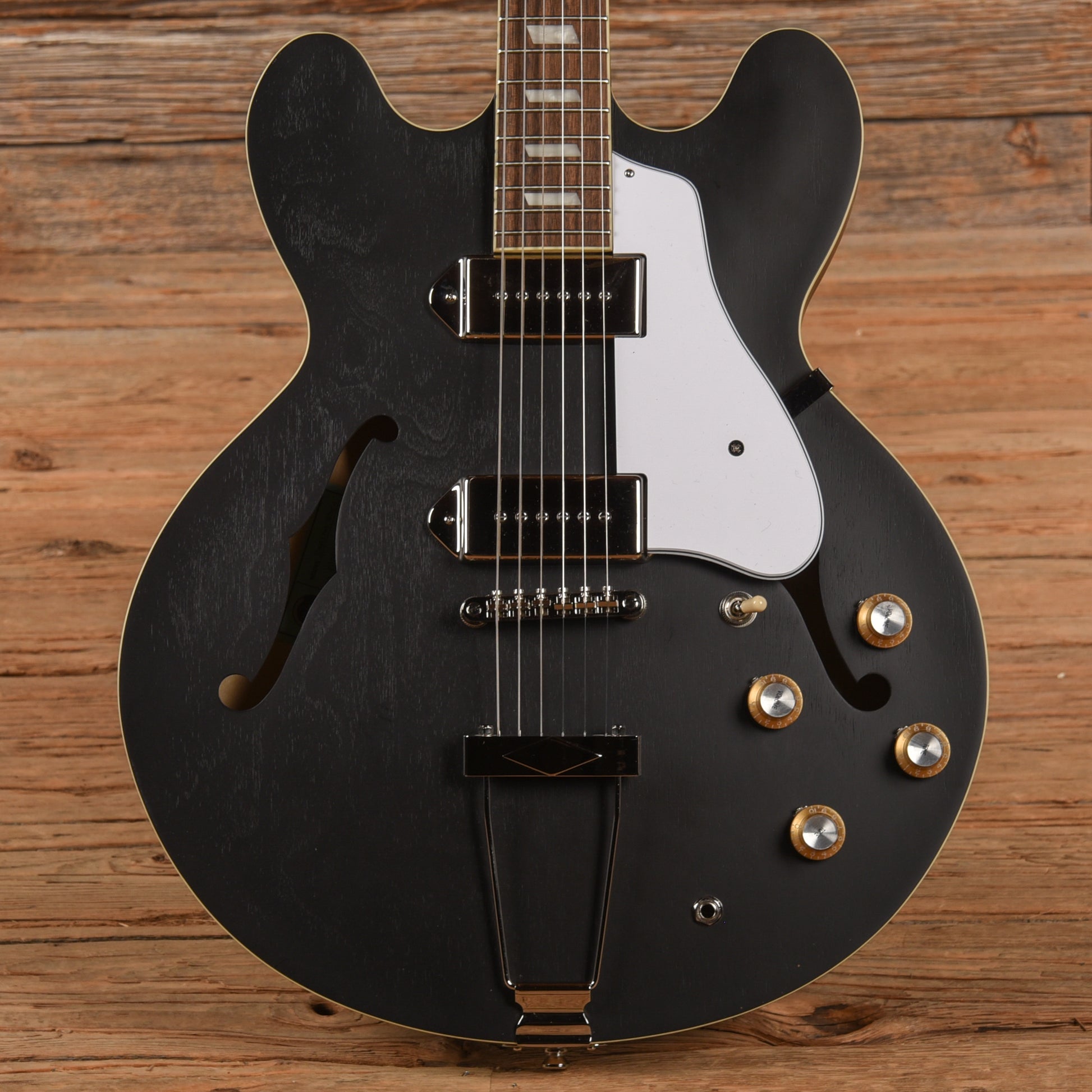 Epiphone Casino Worn Worn Ebony 2023 Electric Guitars / Semi-Hollow