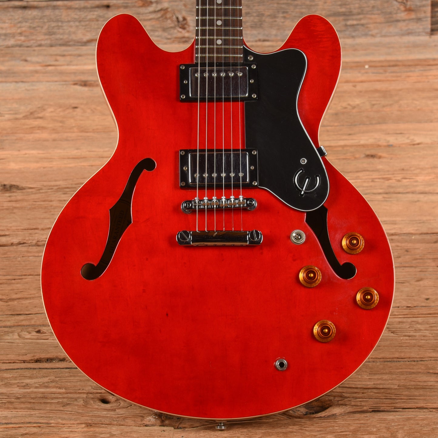 Epiphone Dot Cherry 2002 Electric Guitars / Semi-Hollow