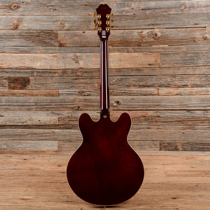 Epiphone Dot Deluxe Flame Wine Red 2005 Electric Guitars / Semi-Hollow