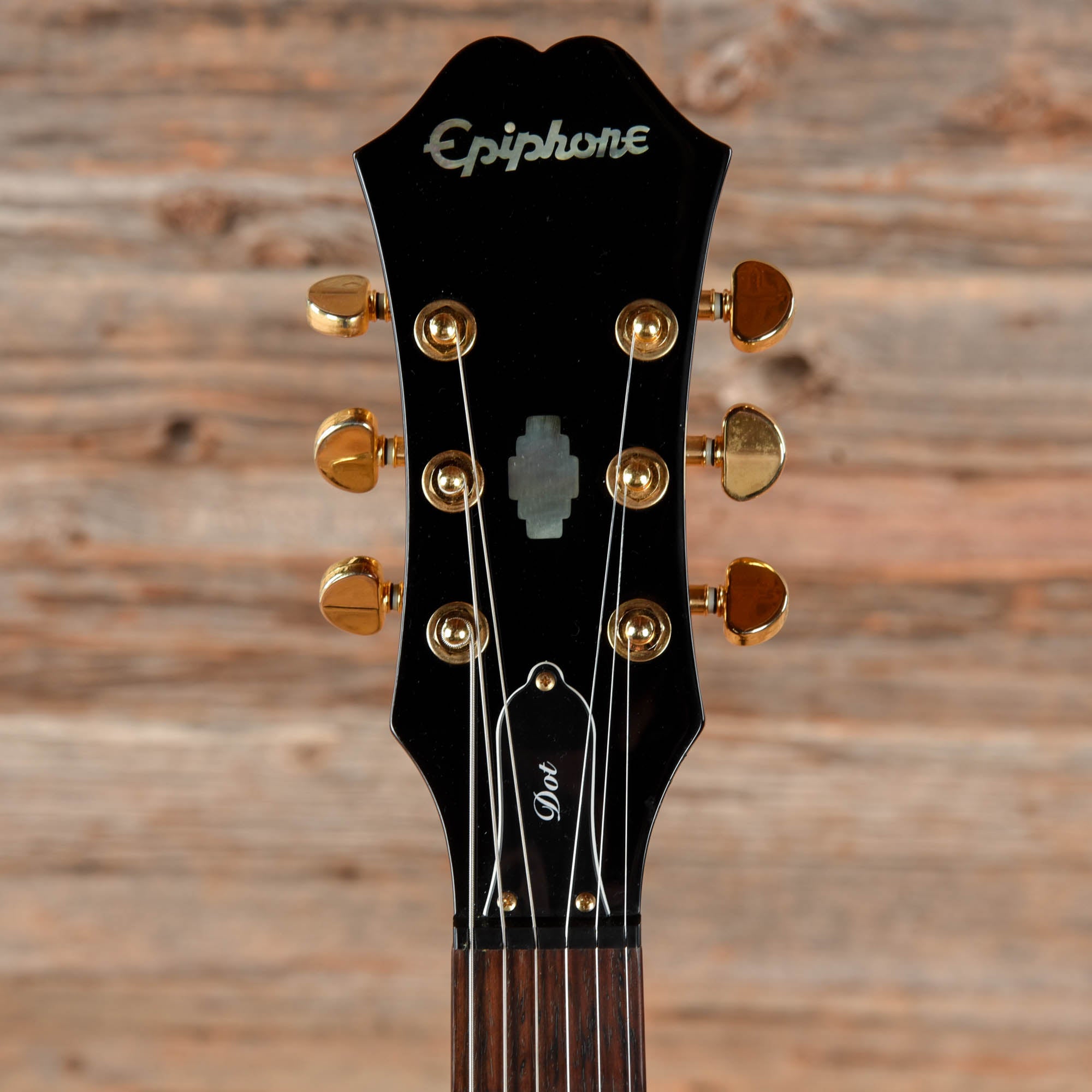 Epiphone Dot Deluxe Flame Wine Red 2005 – Chicago Music Exchange