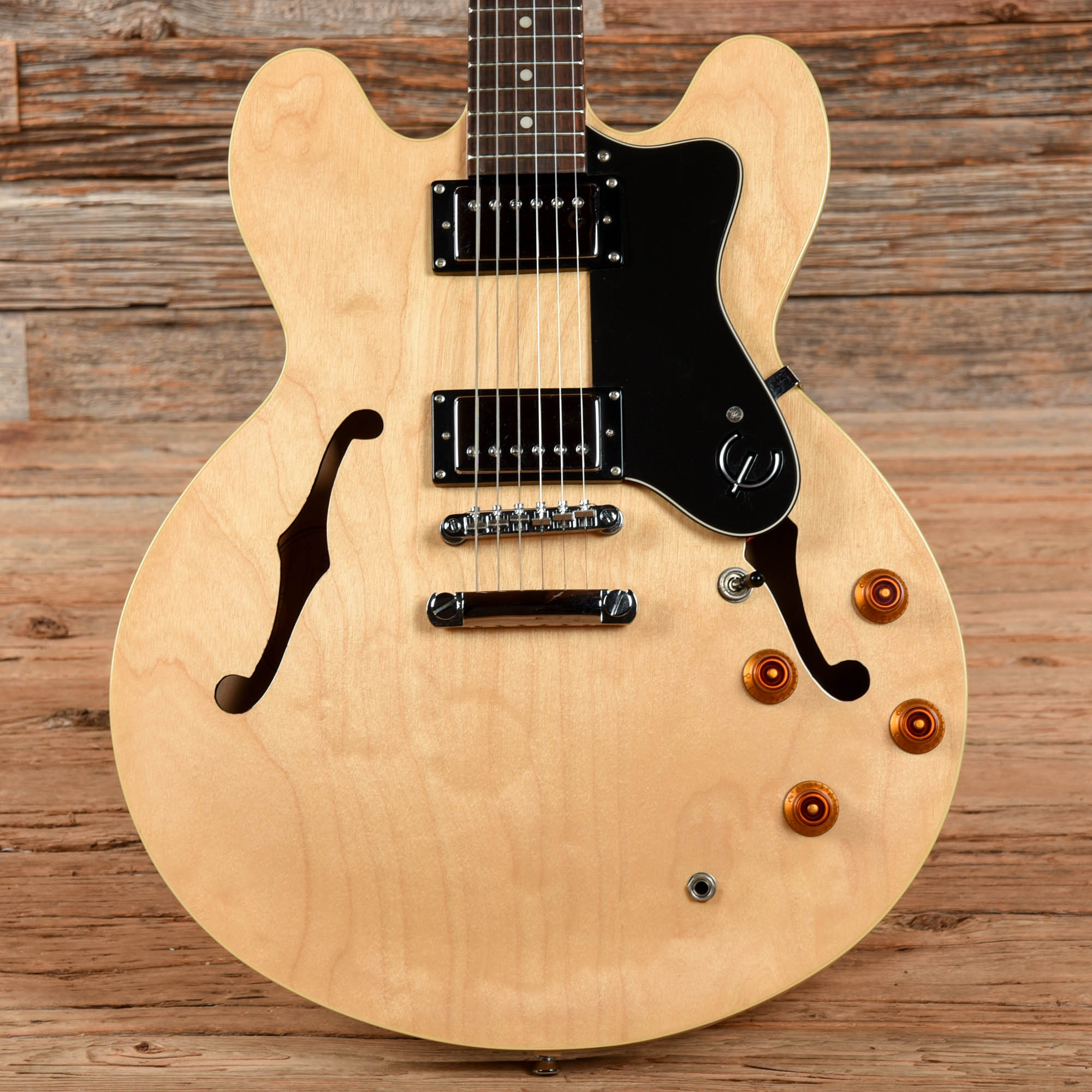 Epiphone Dot Natural 2006 Electric Guitars / Semi-Hollow