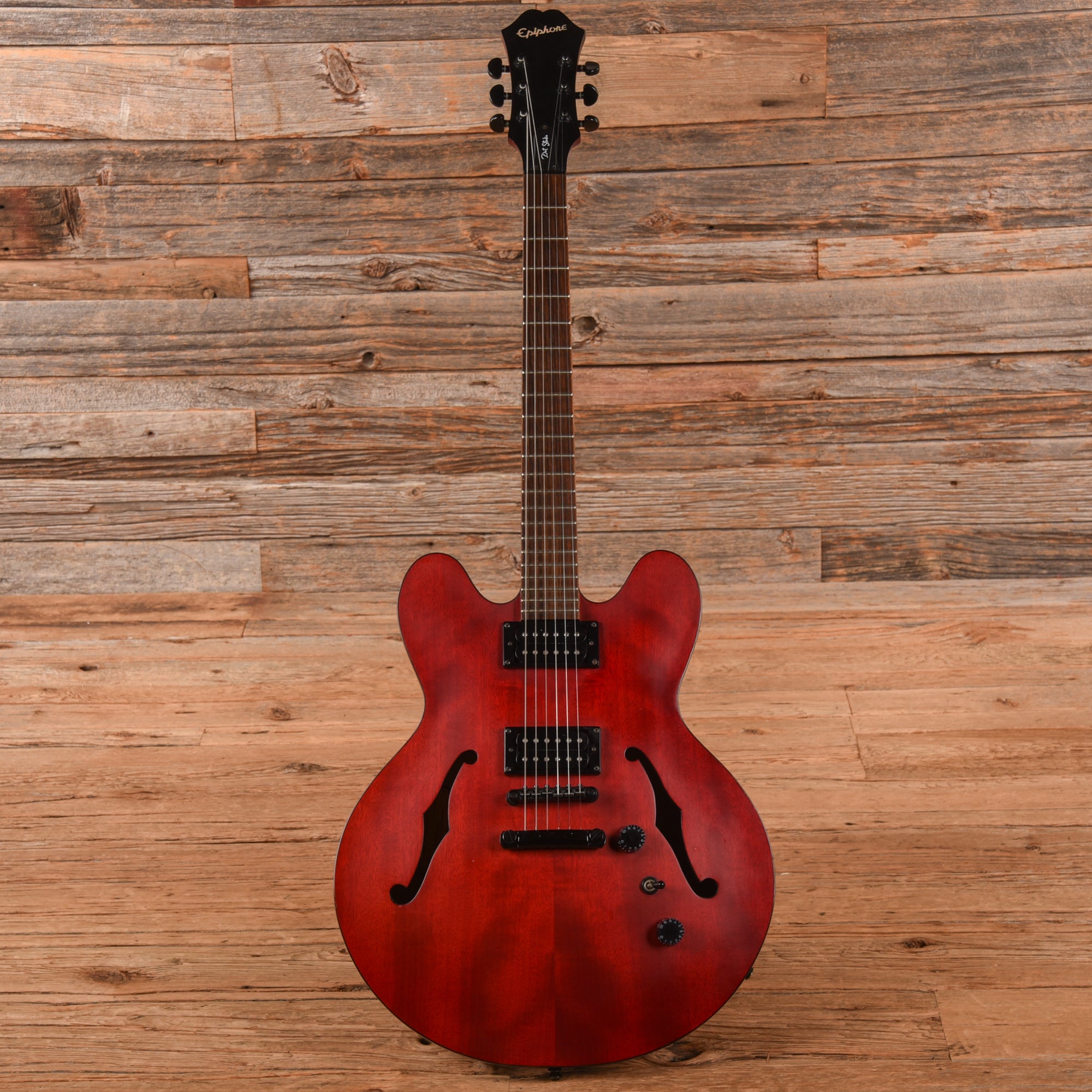 Epiphone Dot Studio Satin Cherry Electric Guitars / Semi-Hollow