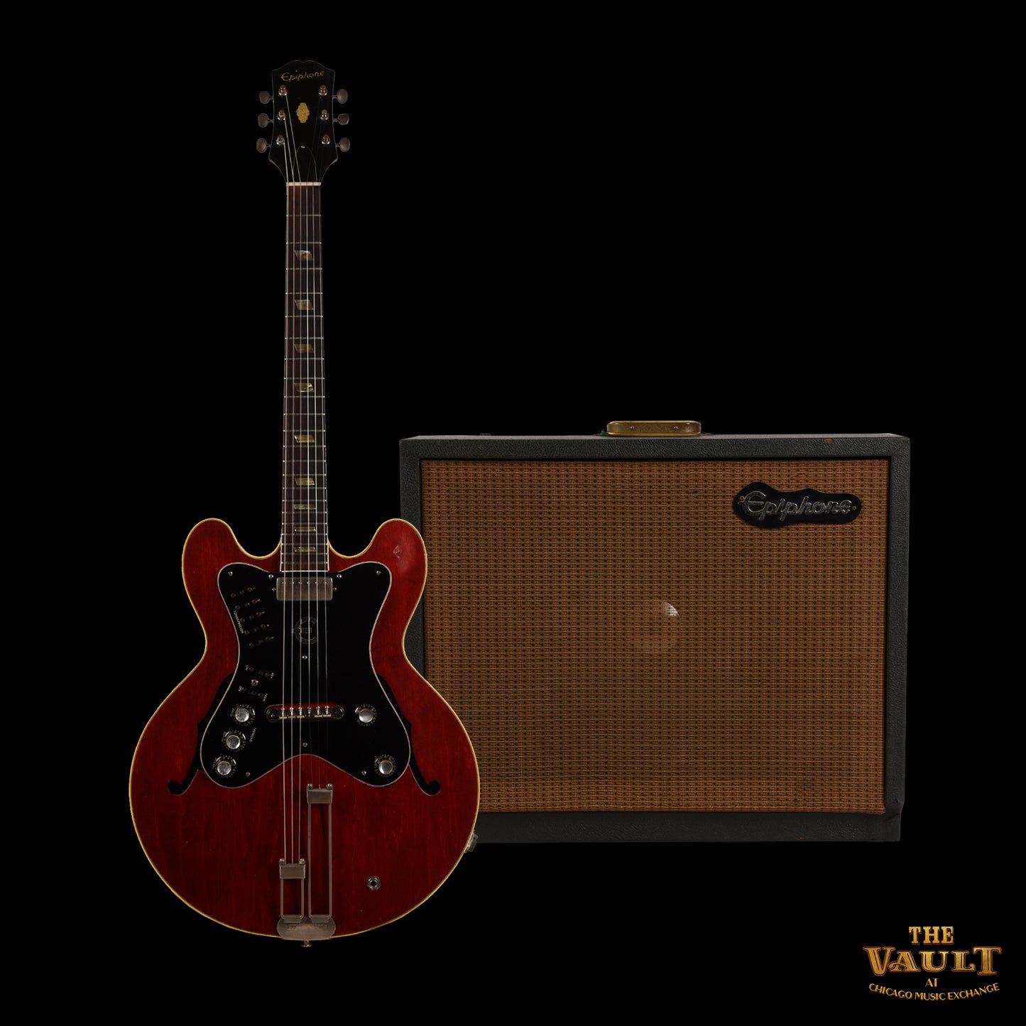 Epiphone EA7P Professional Guitar and Amp Outfit Cherry 1962 Electric Guitars / Semi-Hollow