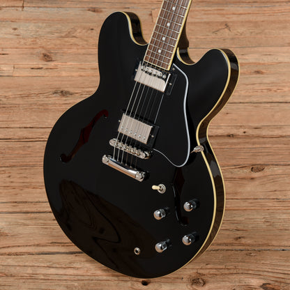 Epiphone ES-335 Ebony 2021 Electric Guitars / Semi-Hollow