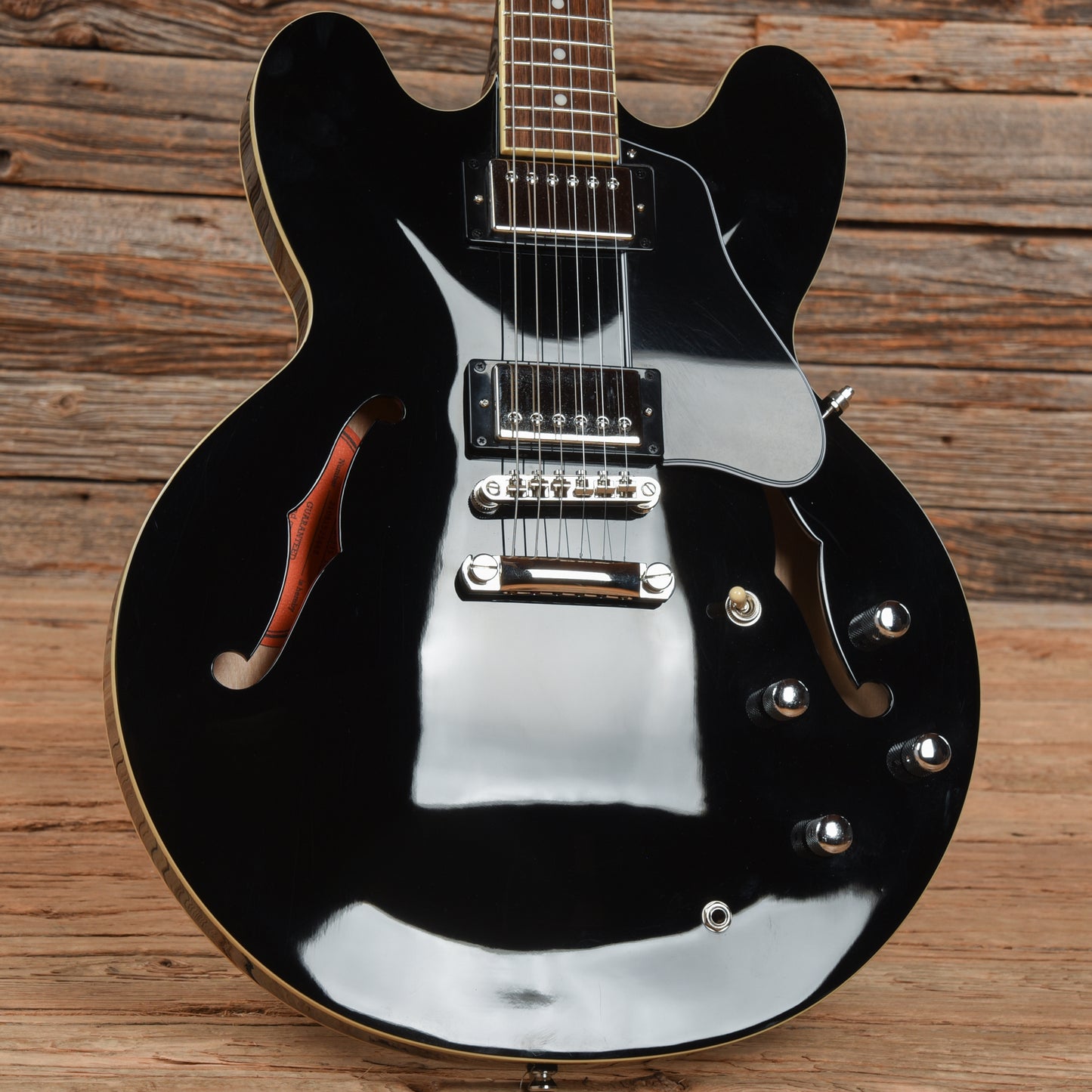Epiphone ES-335 Ebony 2021 Electric Guitars / Semi-Hollow