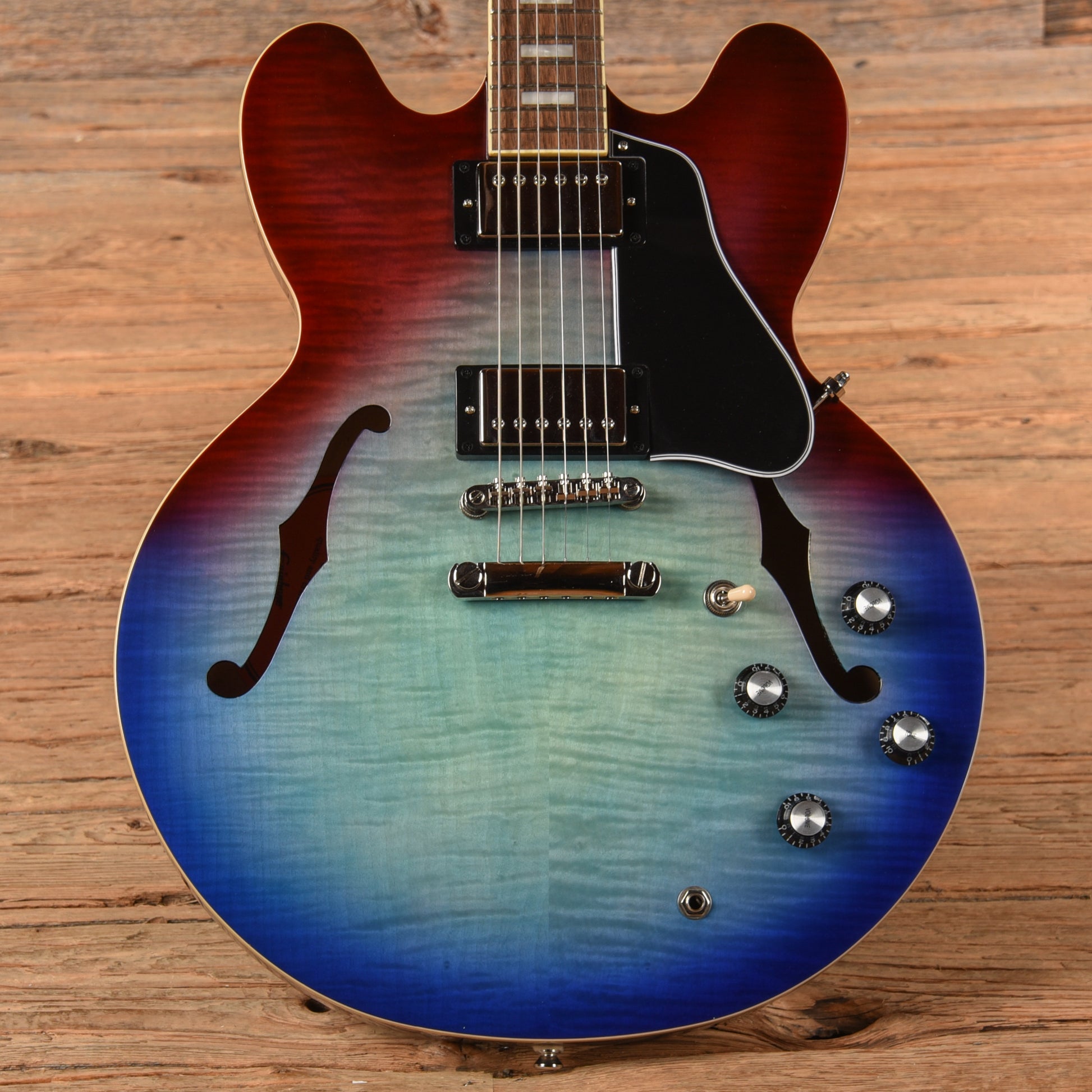 Epiphone ES-335 Figured IG Purple Blue Burst 2021 Electric Guitars / Semi-Hollow