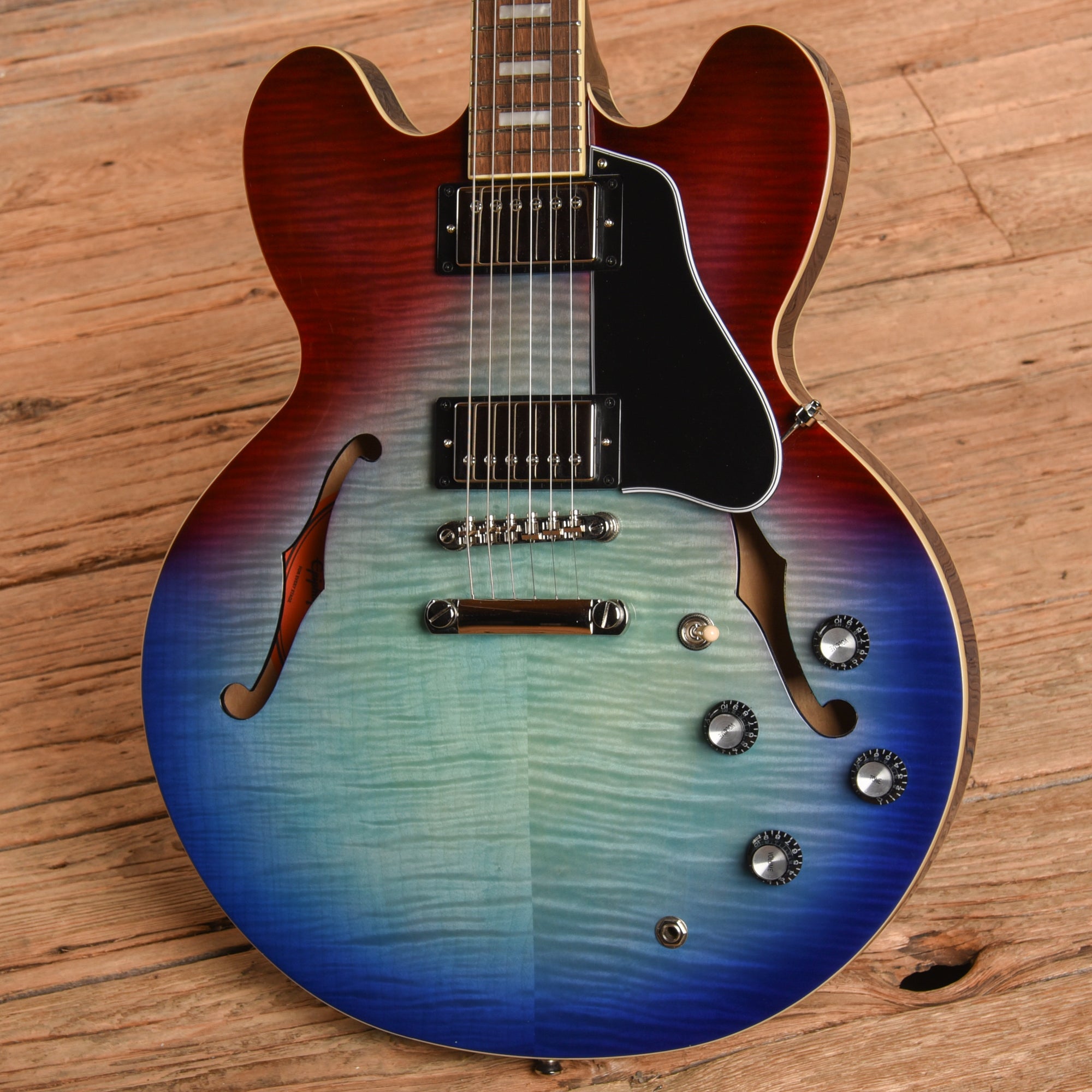 Epiphone ES-335 Figured IG Purple Blue Burst 2021 Electric Guitars / Semi-Hollow
