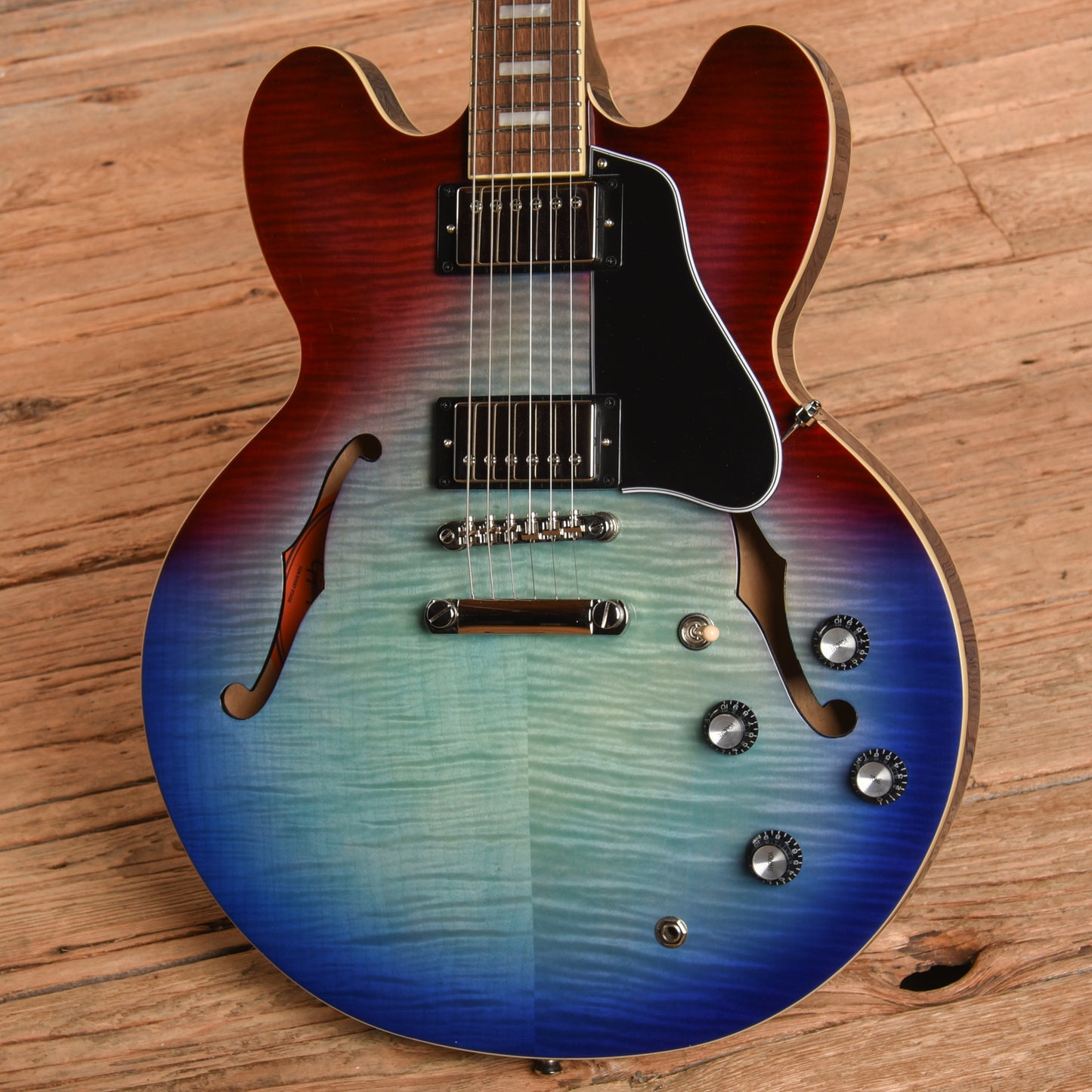 Epiphone ES-335 Figured IG Purple Blue Burst 2021 Electric Guitars / Semi-Hollow