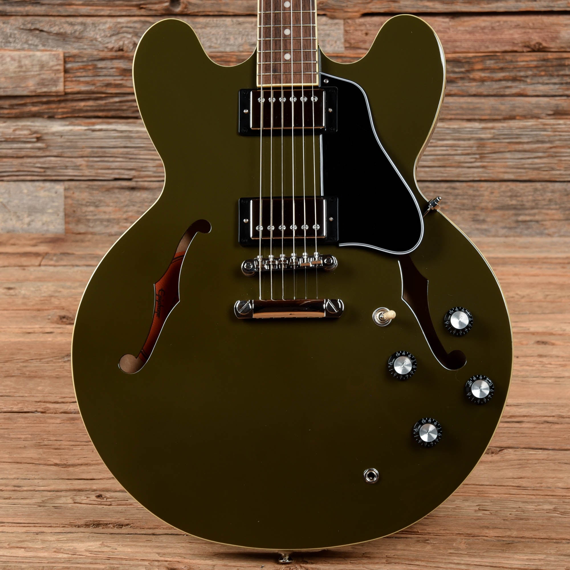 Epiphone ES-335 IG Olive Drab 2023 Electric Guitars / Semi-Hollow