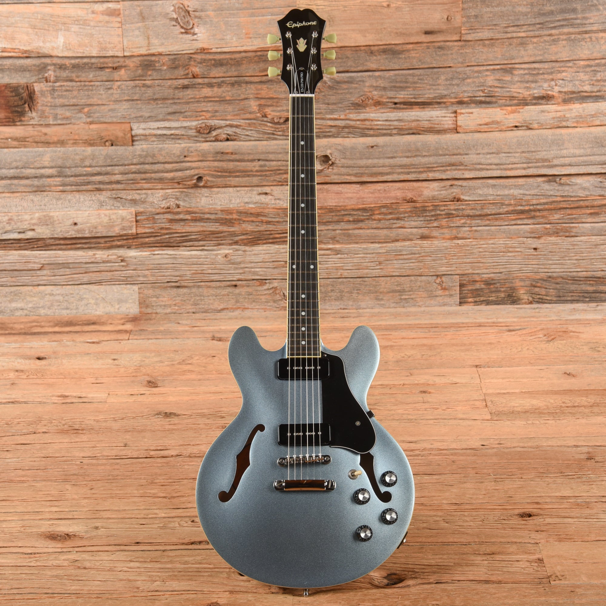 Epiphone ES-339 P90 Pro Pelham Blue 2017 Electric Guitars / Semi-Hollow