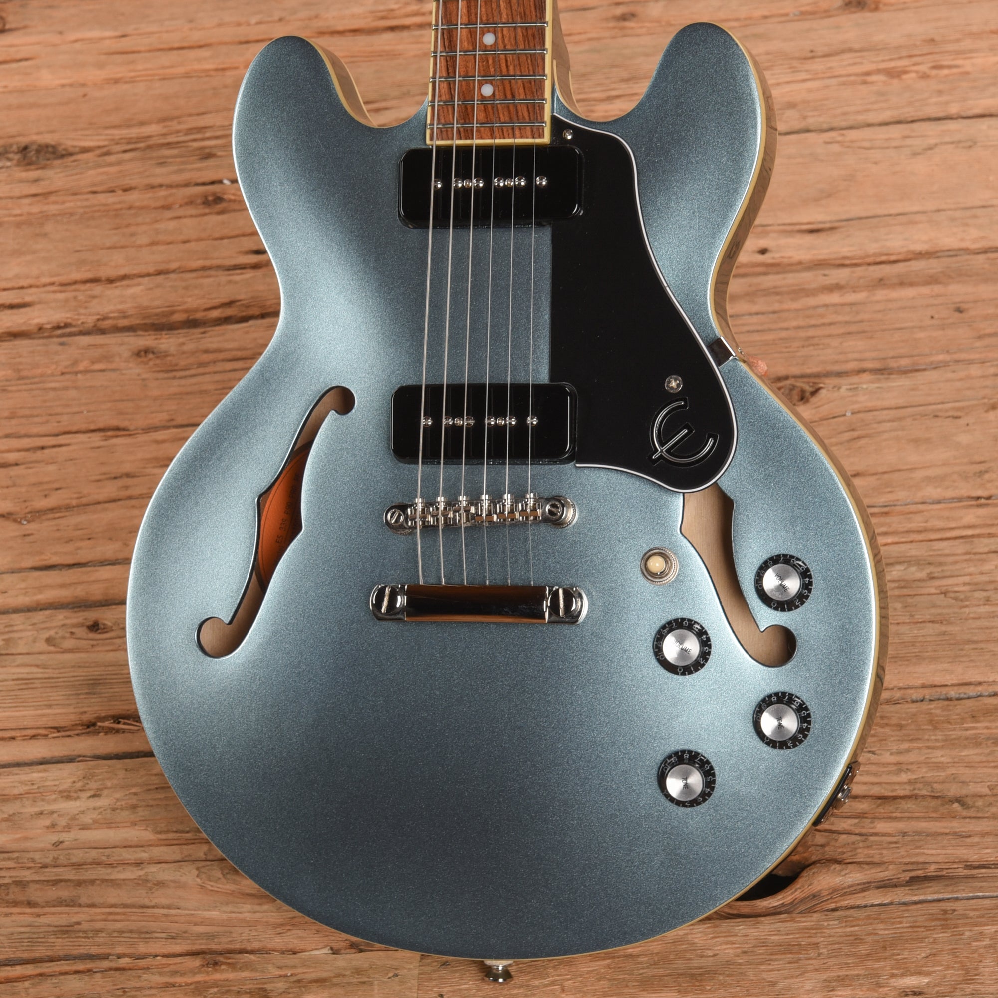 Epiphone ES-339 P90 Pro Pelham Blue 2019 Electric Guitars / Semi-Hollow