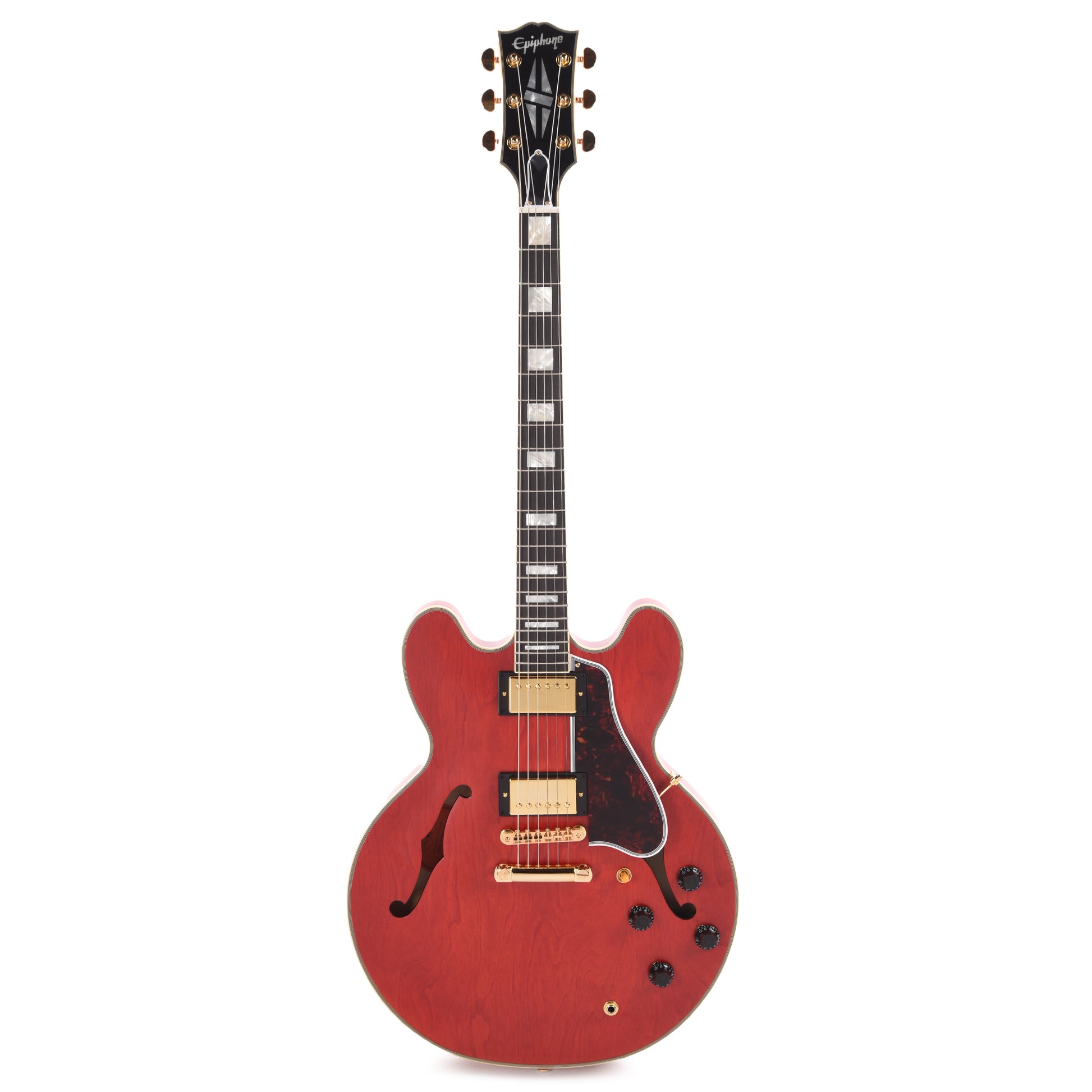 Epiphone Inspired by Gibson Custom 1959 ES-355 Cherry Red Electric Guitars / Semi-Hollow