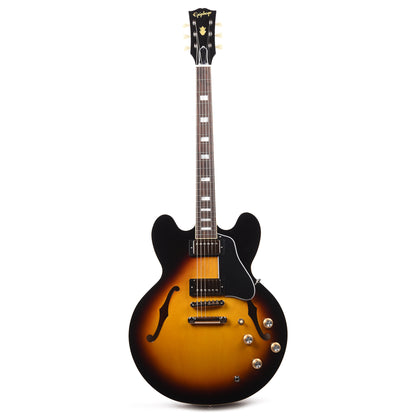 Epiphone Inspired by Gibson Custom 1962 ES-335 Reissue Vintage Burst Electric Guitars / Semi-Hollow